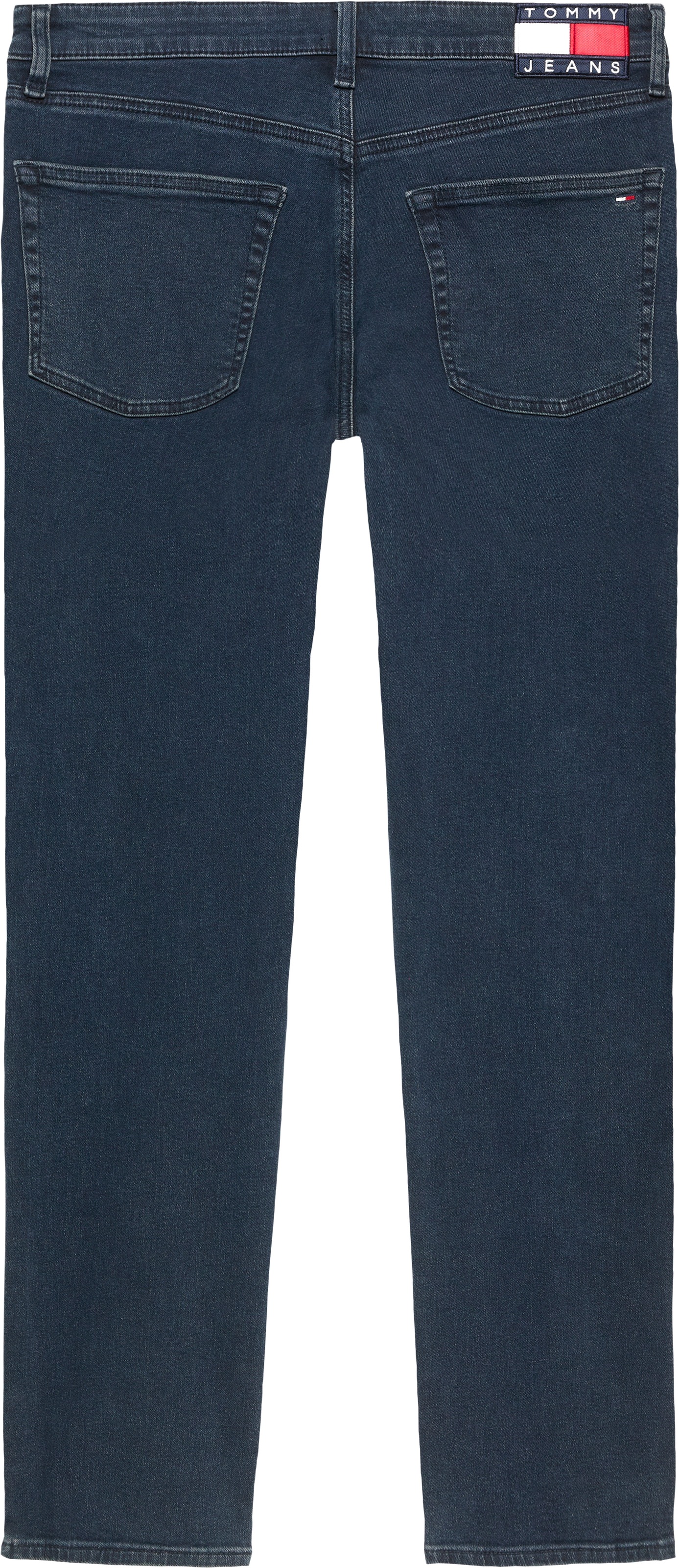 Tommy Jeans Gerade Jeans »SCANTON SLIM BI0234«, Mit Markenlabel aus Leder hinten