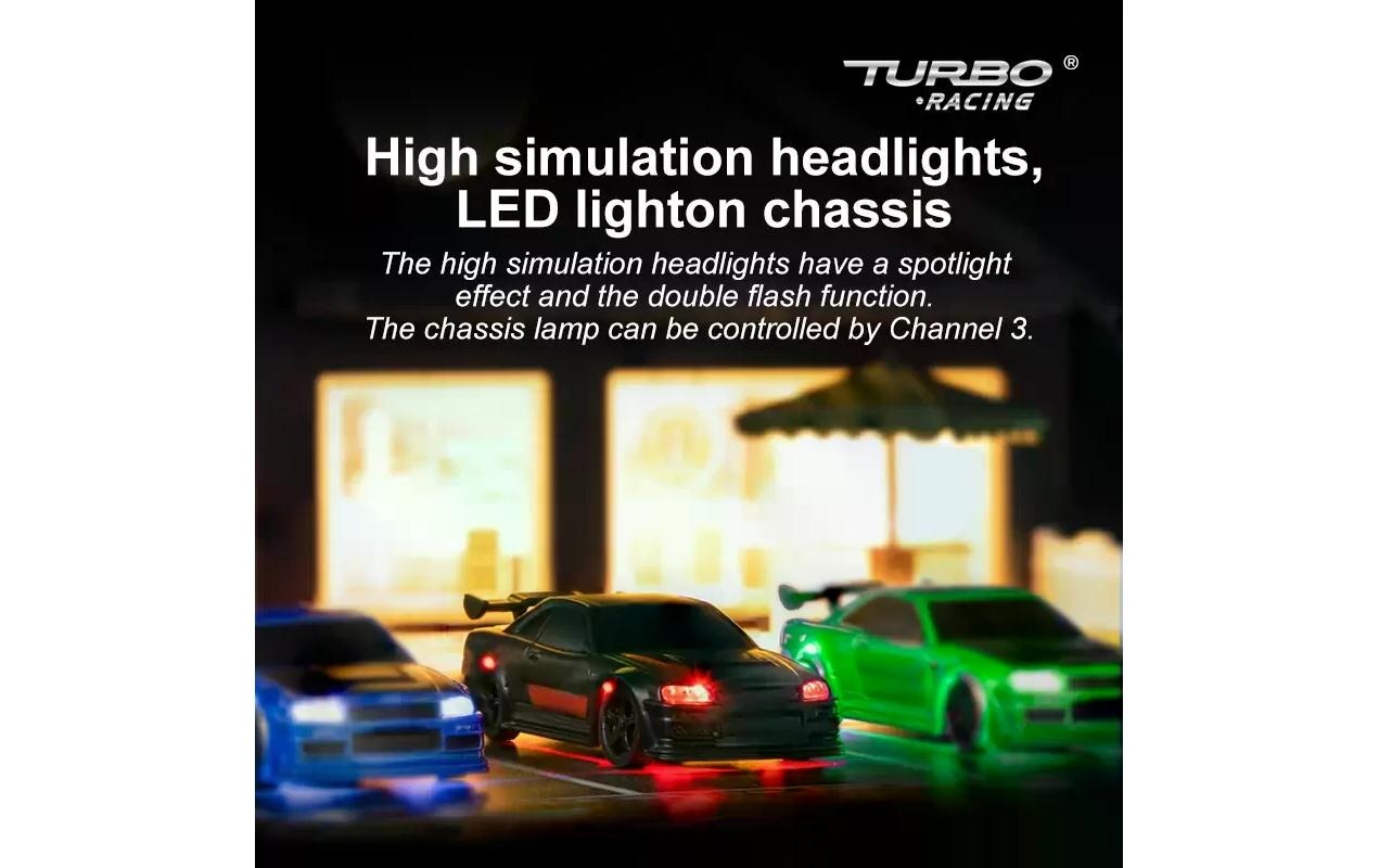   RC-Auto »Turbo Racing Micro Sport C74, Schwarz,«