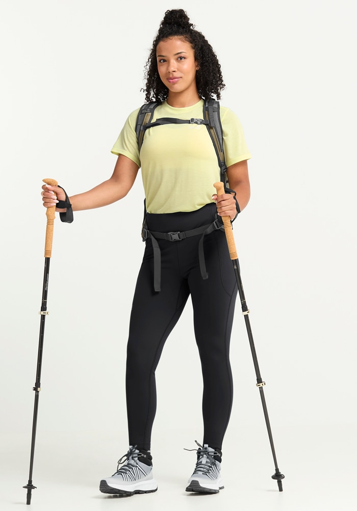 Jack Wolfskin Funktionstights »WILDSTRIDE TIGHTS W«  Sporthose, eng anliegend, atmungsaktiv