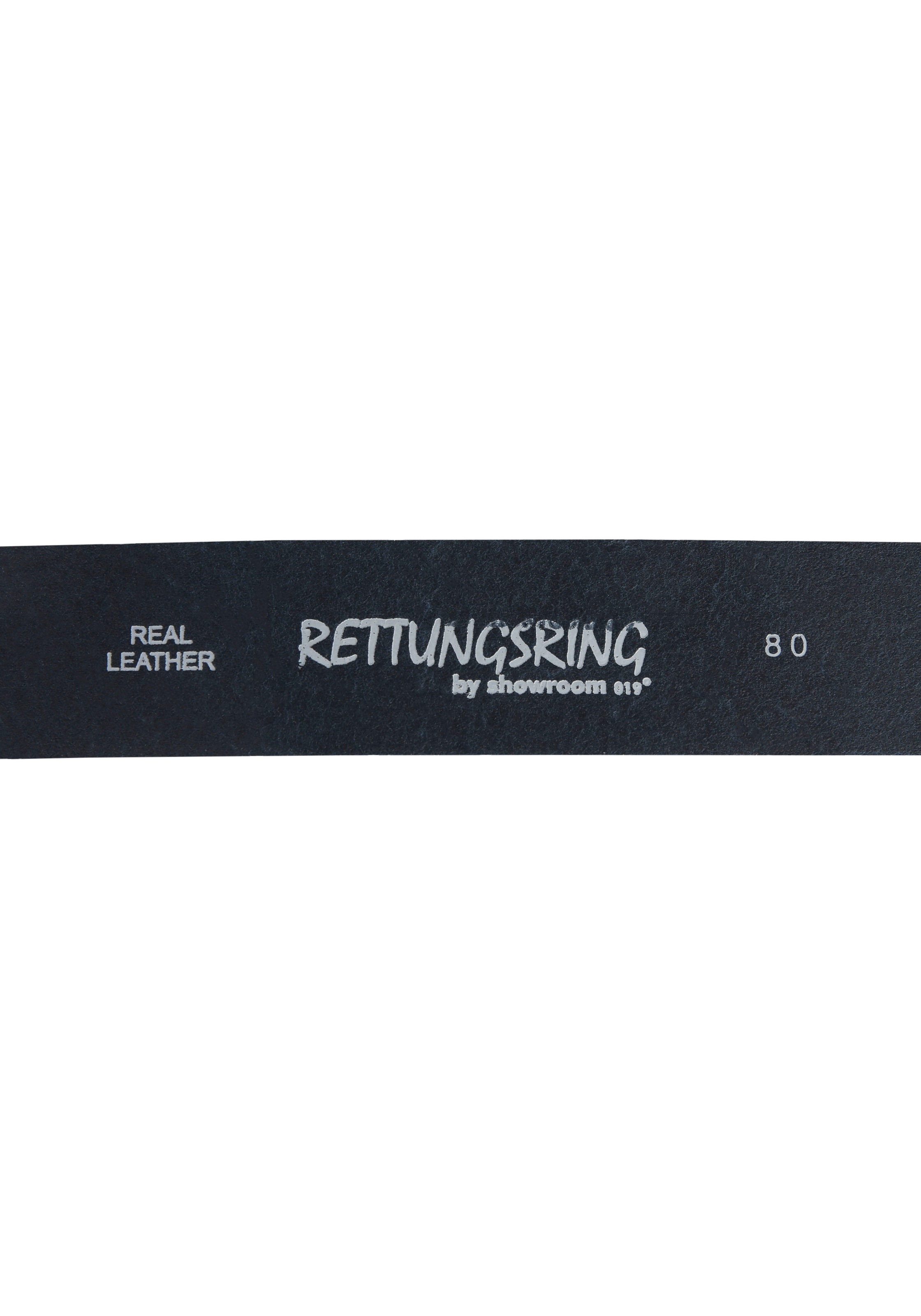 RETTUNGSRING by showroom 019° Ledergürtel, mit austauschbarer Schliesse »Hang Loose Silberfarben«