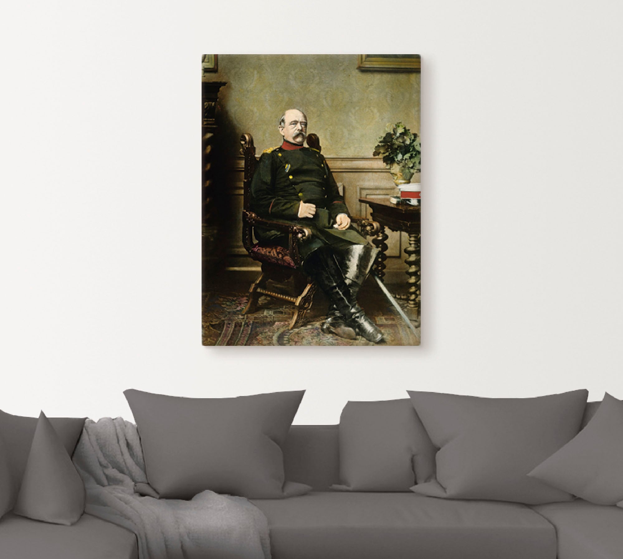 Artland Wandbild »Otto von Bismarck«, Menschen, (1 St.), als Leinwandbild, Poster in verschied. Grössen