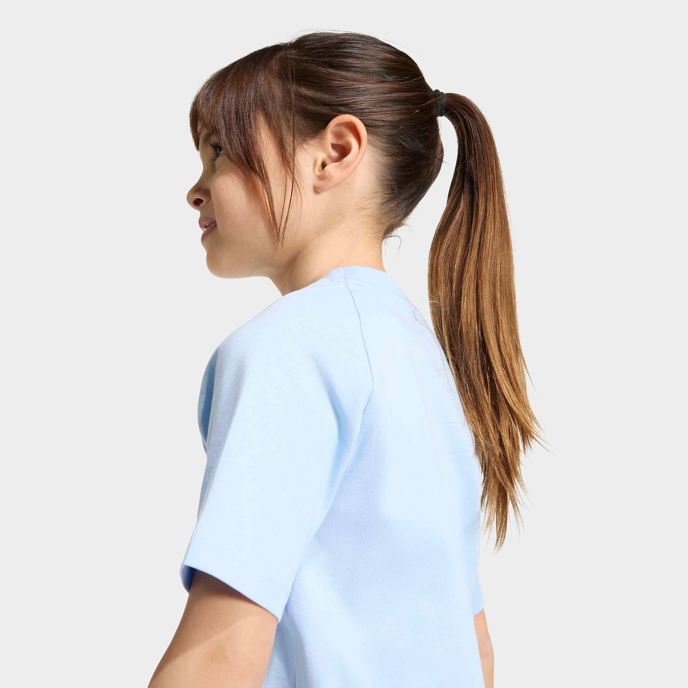 adidas Sportswear T-shirt »LK LIN TEE 160« pour enfants, col rond, sans fermeture, matière douce