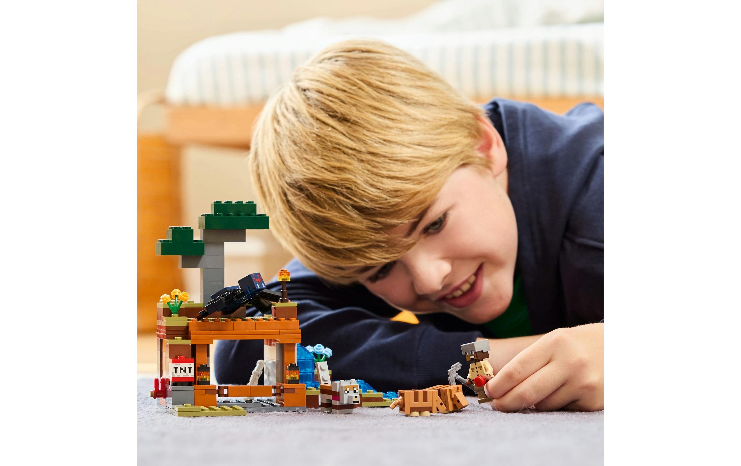 LEGO® Spielbausteine »Minecraft Die Expedition zur Gürteltiermine 21269«, (247 St.)