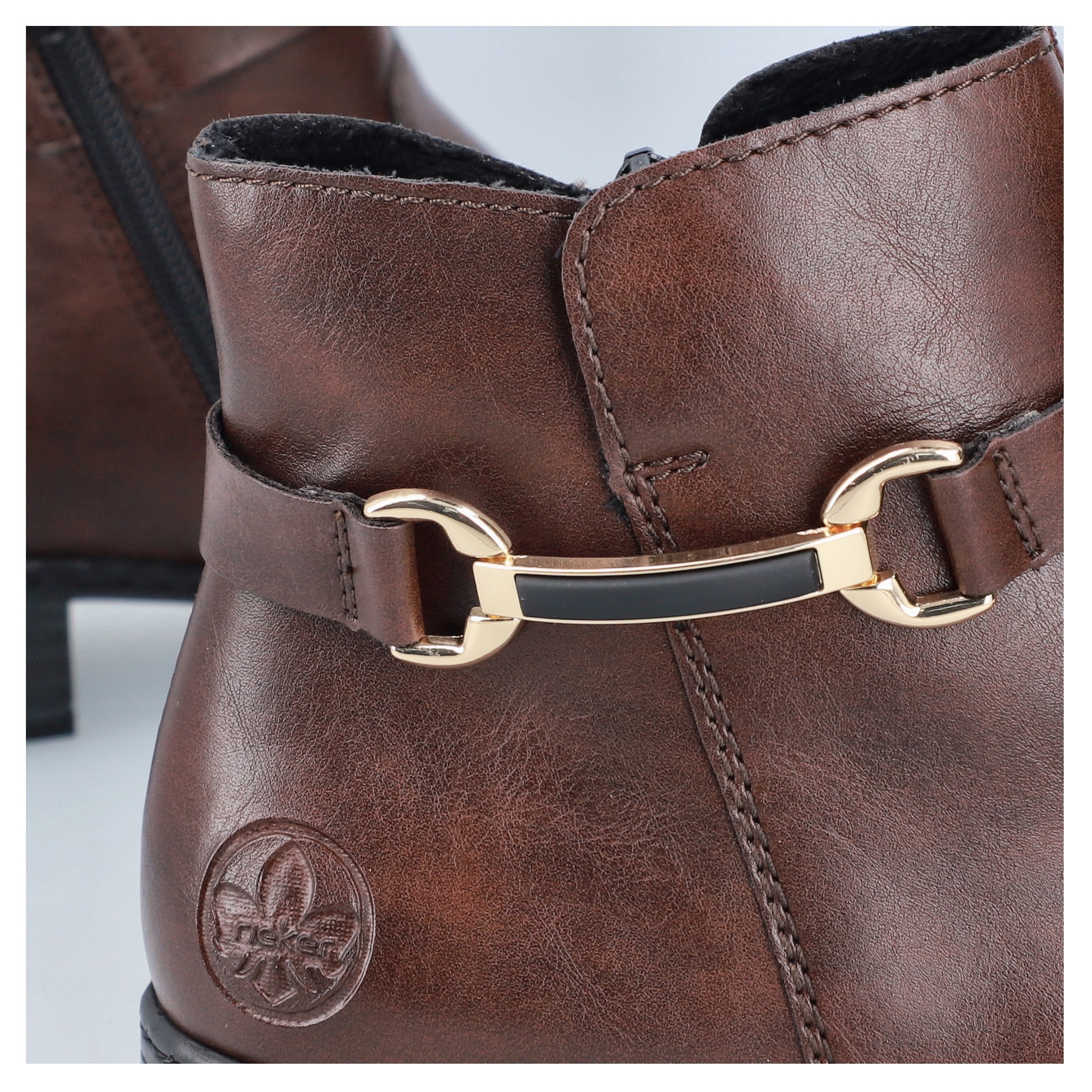 Rieker Stiefelette, Business-Stiefelette, Boots, mit Innenreissverschluss, schmale Form
