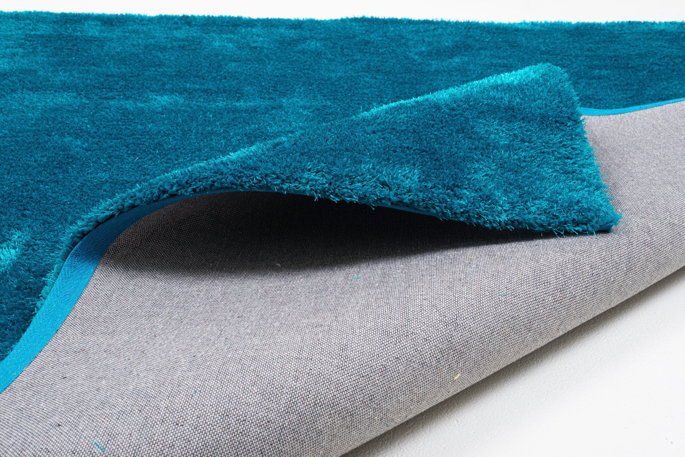 TOM TAILOR HOME Hochflor-Teppich »Soft«, rechteckig, 35 mm Höhe, handgetuftet, Uni-Farben, super weich und flauschig