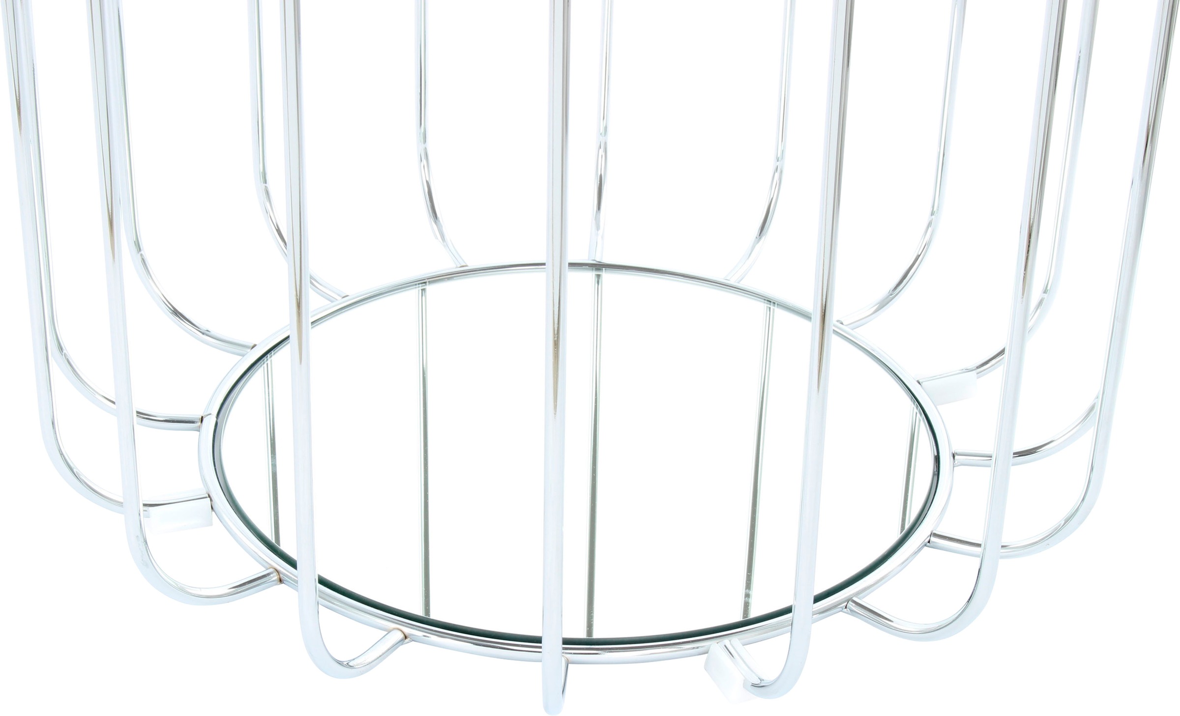 Kayoom Beistelltisch "Pouf Comfortable 110, abnehmbares und wendbares Oberteil" 1 Stk. tlg. praktisch umzuwandeln in Tisch oder Hocker, mit Spiegelglas