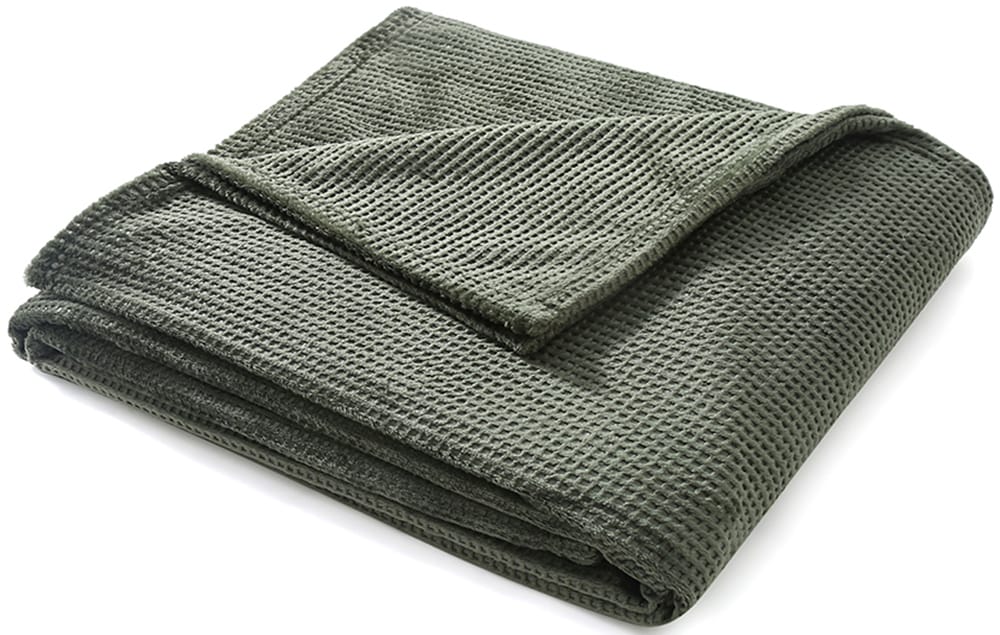 Image of Bruno Banani Wohndecke "Shakira" Weiche Kuscheldecke mit Prägedruck in Waffeloptik, 150x200 cm