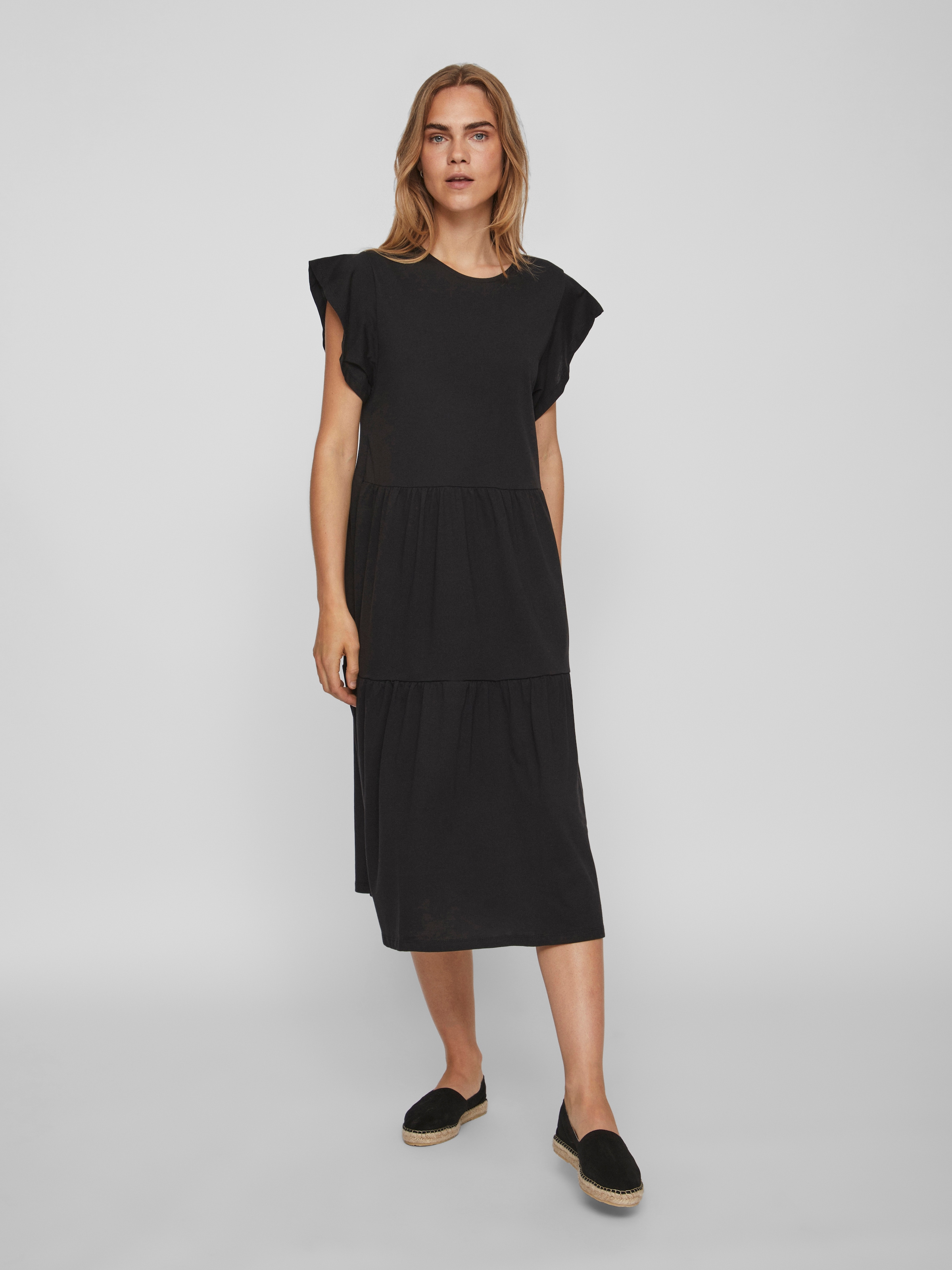 Image of Vila Sommerkleid "VISUMMER S/S MIDI DRESS - NOOS"