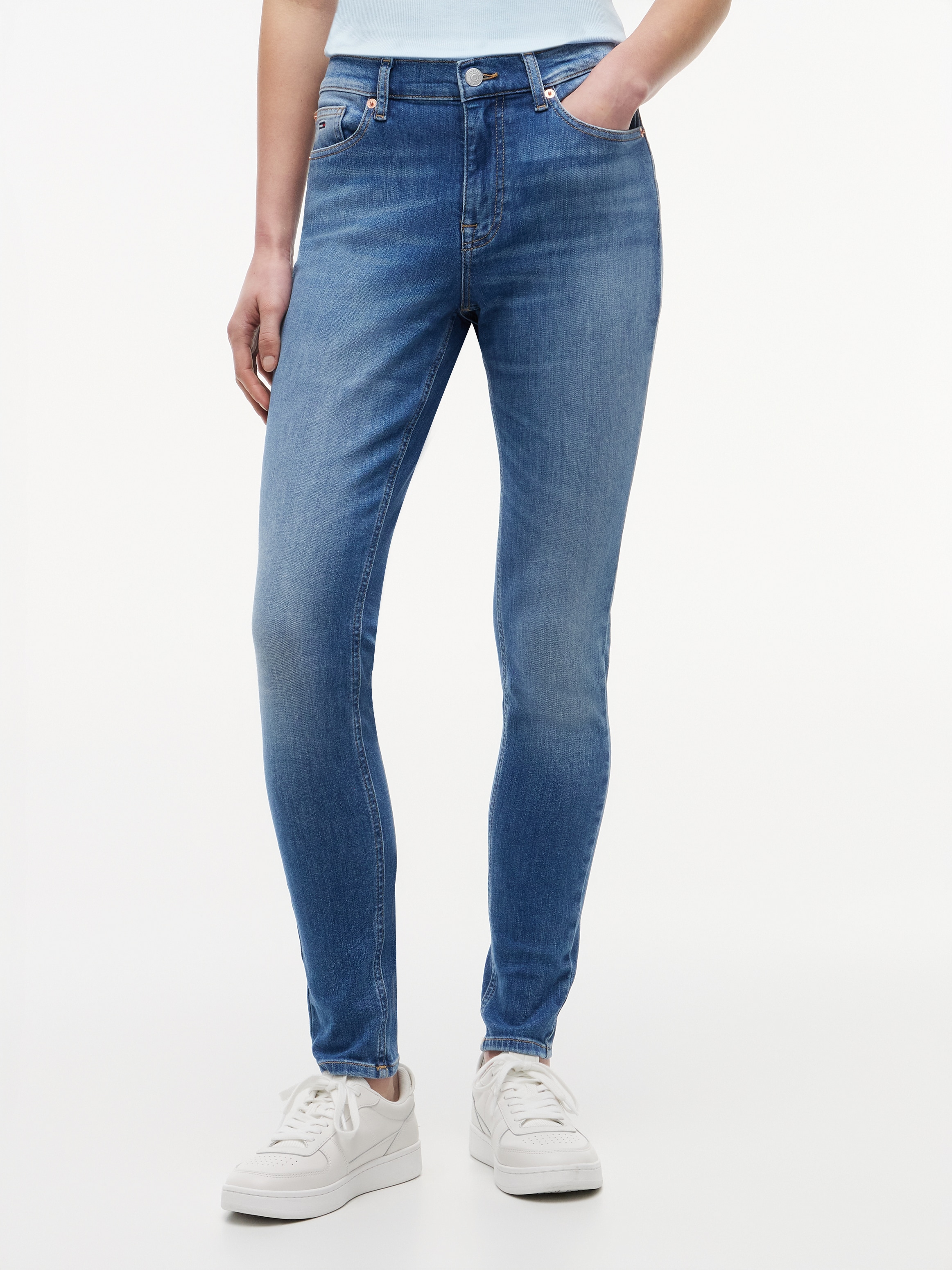 Tommy Jeans Jeans skinny »NORA MR SKNY« Baumwollmischung, skinny fit