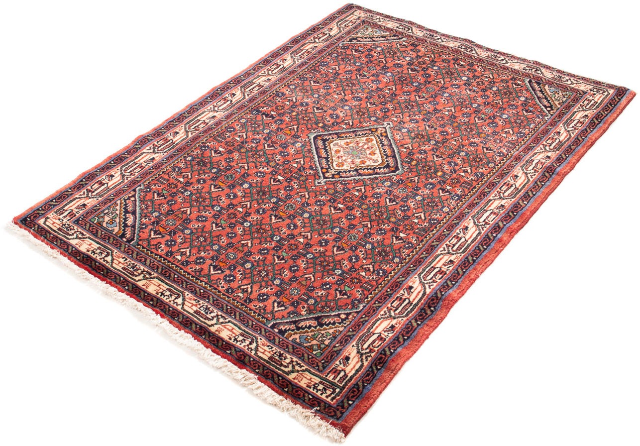 Image of morgenland Orientteppich »Perser - Nomadic - 142 x 104 cm - dunkelrot«, rechteckig, 10 mm Höhe, Wohnzimmer, Handgeknüpft, Einzelstück mit Zertifikat bei Ackermann Versand Schweiz