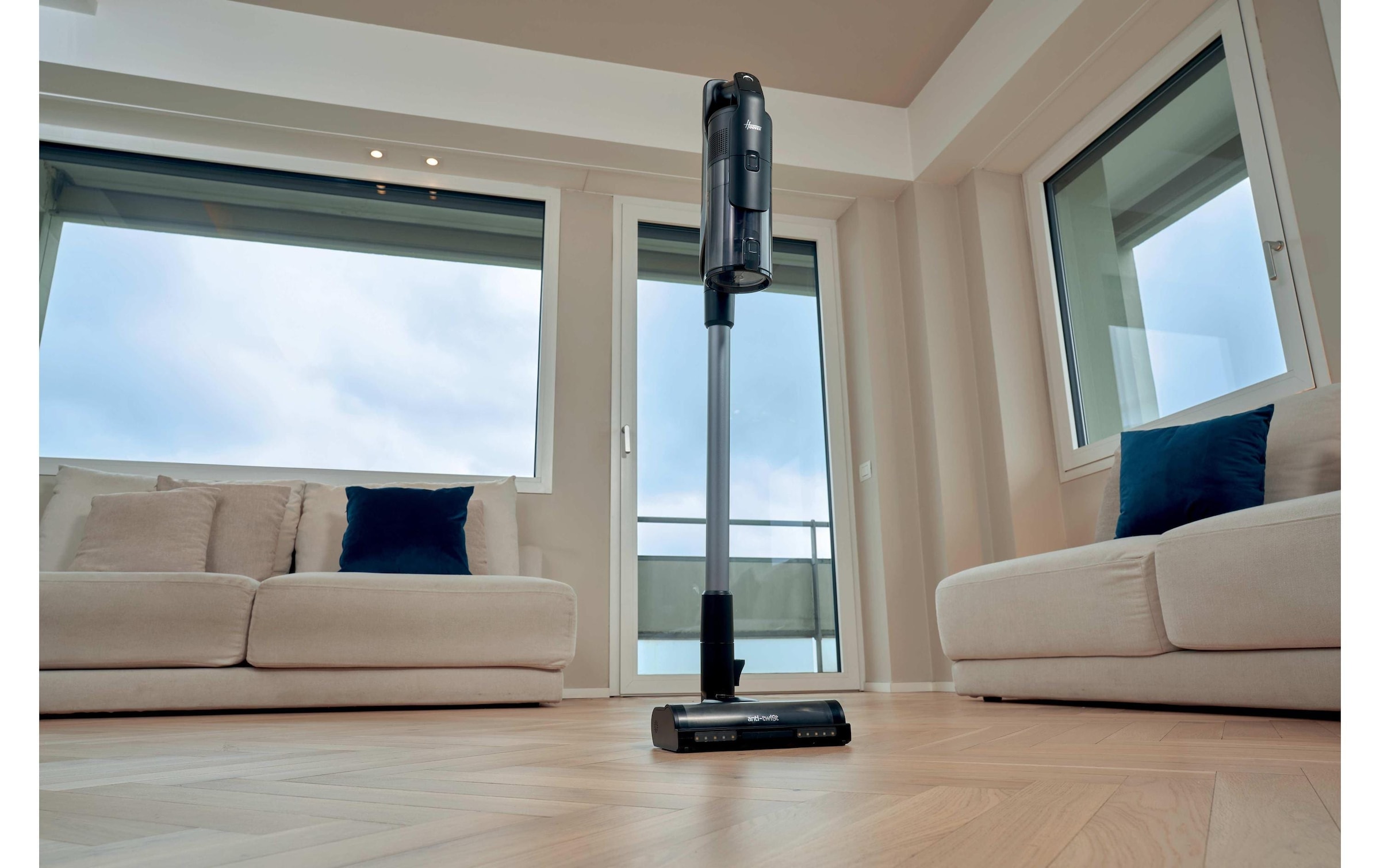 Hoover Aspirateur à main et à manche sans fil »HF610H 11« Kabelloser Staubsauger mit intelligenter Bodenerkennung