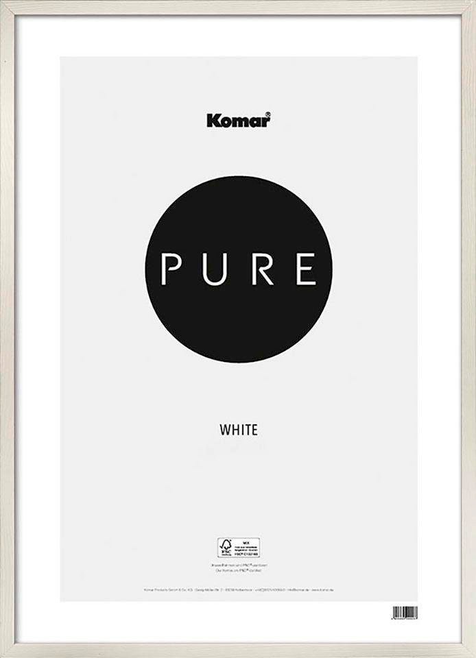 Komar Bilderrahmen »Pure«, Echtholzrahmen mit hochtransparentem Acrylglas