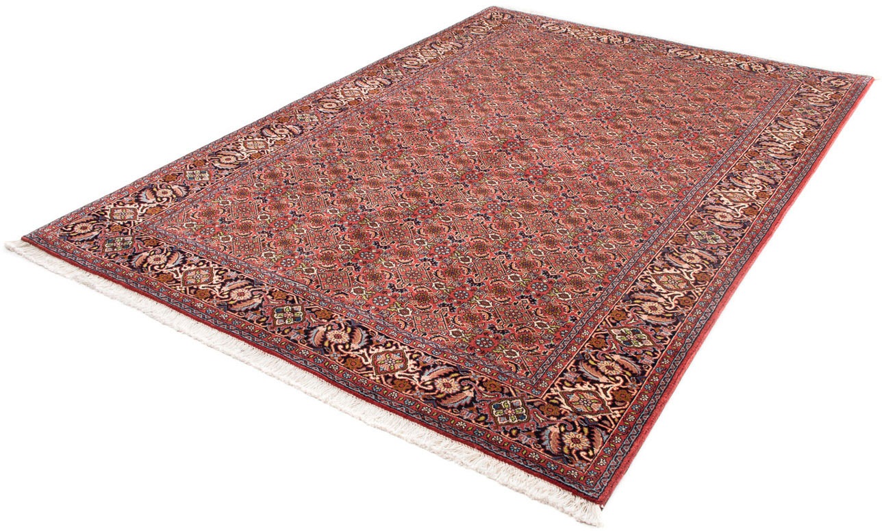 Image of morgenland Orientteppich »Perser - Bidjar - 246 x 170 cm - dunkelrot«, rechteckig, 15 mm Höhe, Wohnzimmer, Handgeknüpft, Einzelstück mit Zertifikat bei Ackermann Versand Schweiz