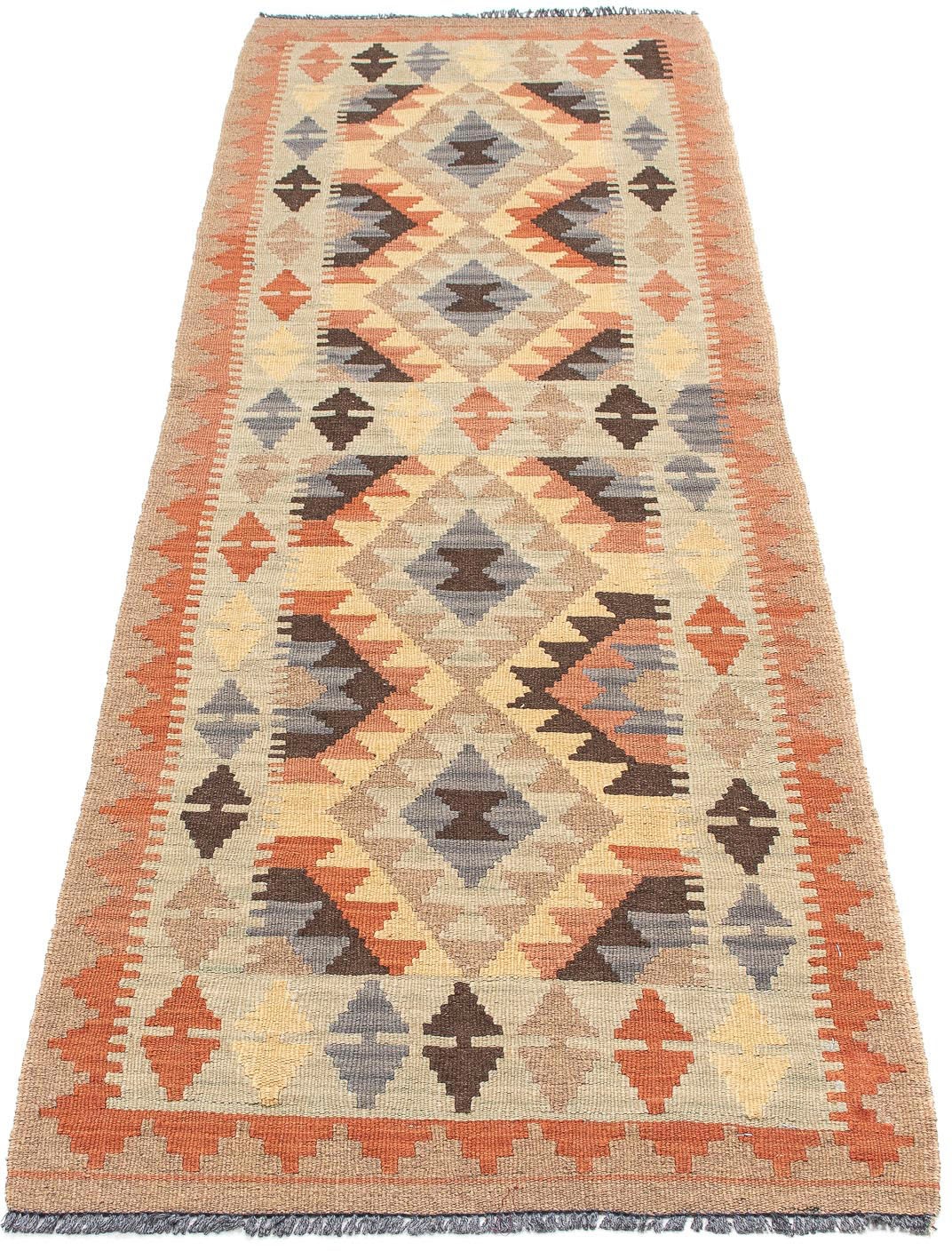 Image of morgenland Läufer »Kelim Maimene Medaillon 198 x 63 cm«, rechteckig, 0,5 mm Höhe, Wendeteppich bei Ackermann Versand Schweiz