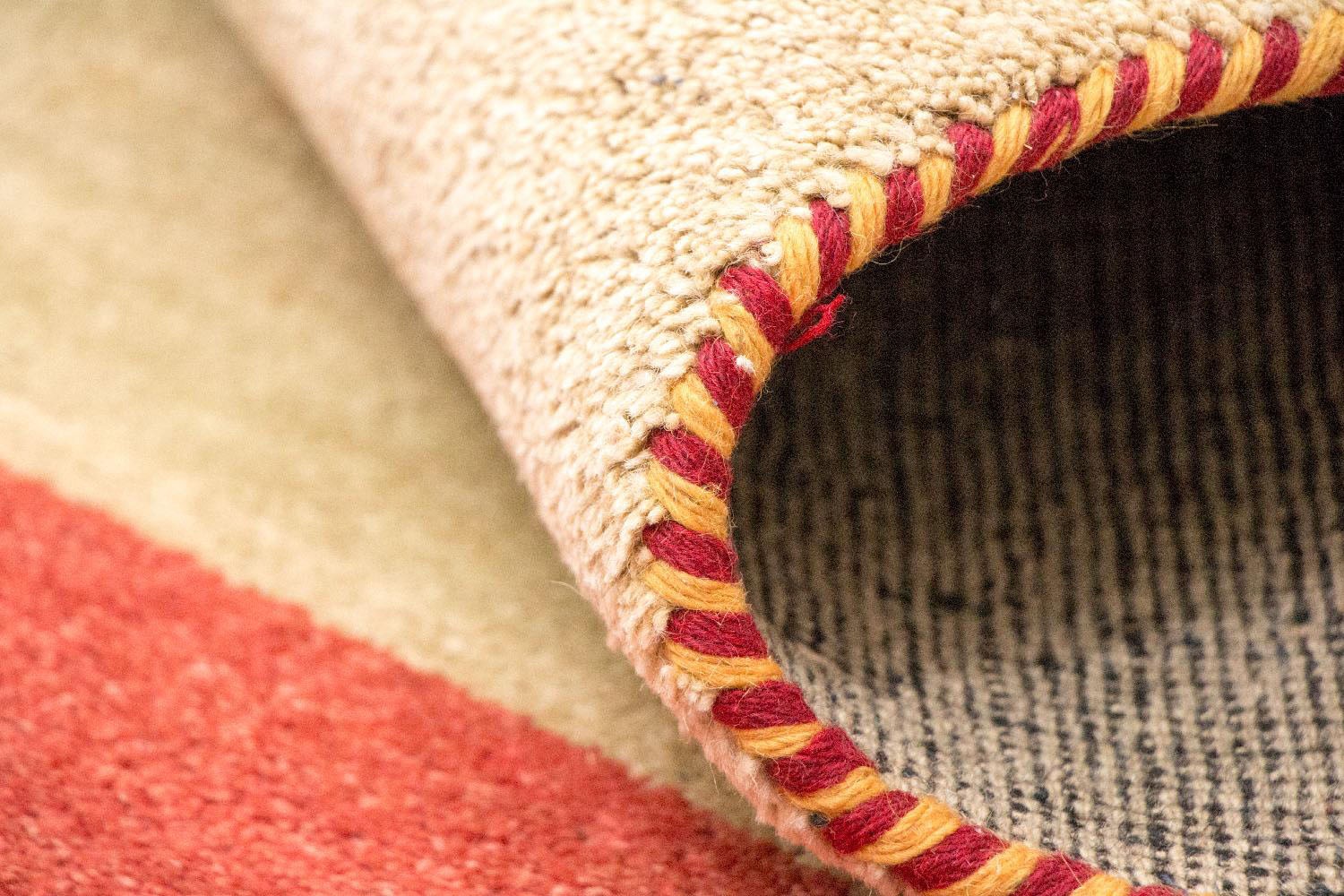 morgenland Wollteppich »Gabbeh Teppich handgeknüpft rechteckig, kaufen handgeknüpft mehrfarbig«