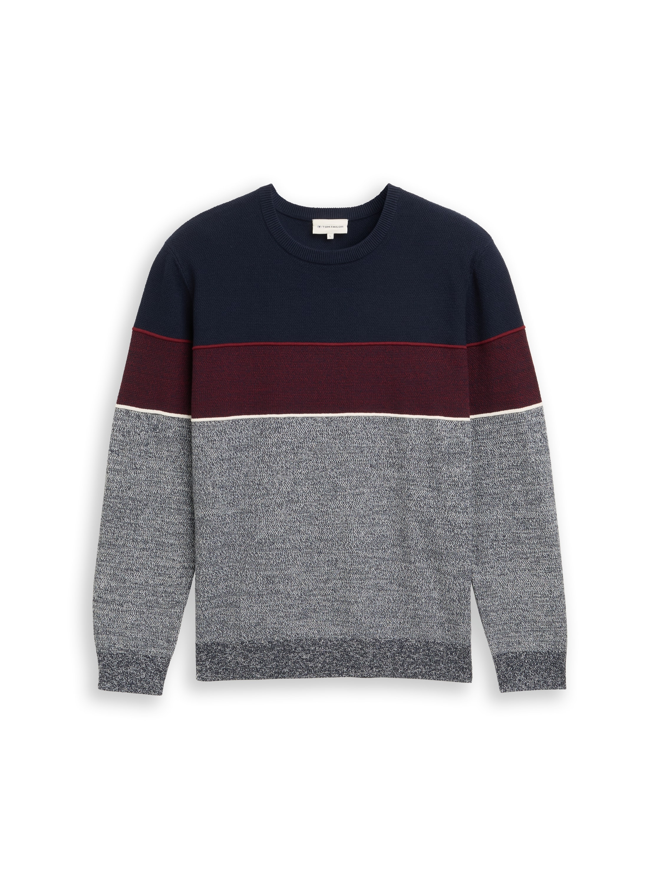 TOM TAILOR Pull à col rond mit Colorblock