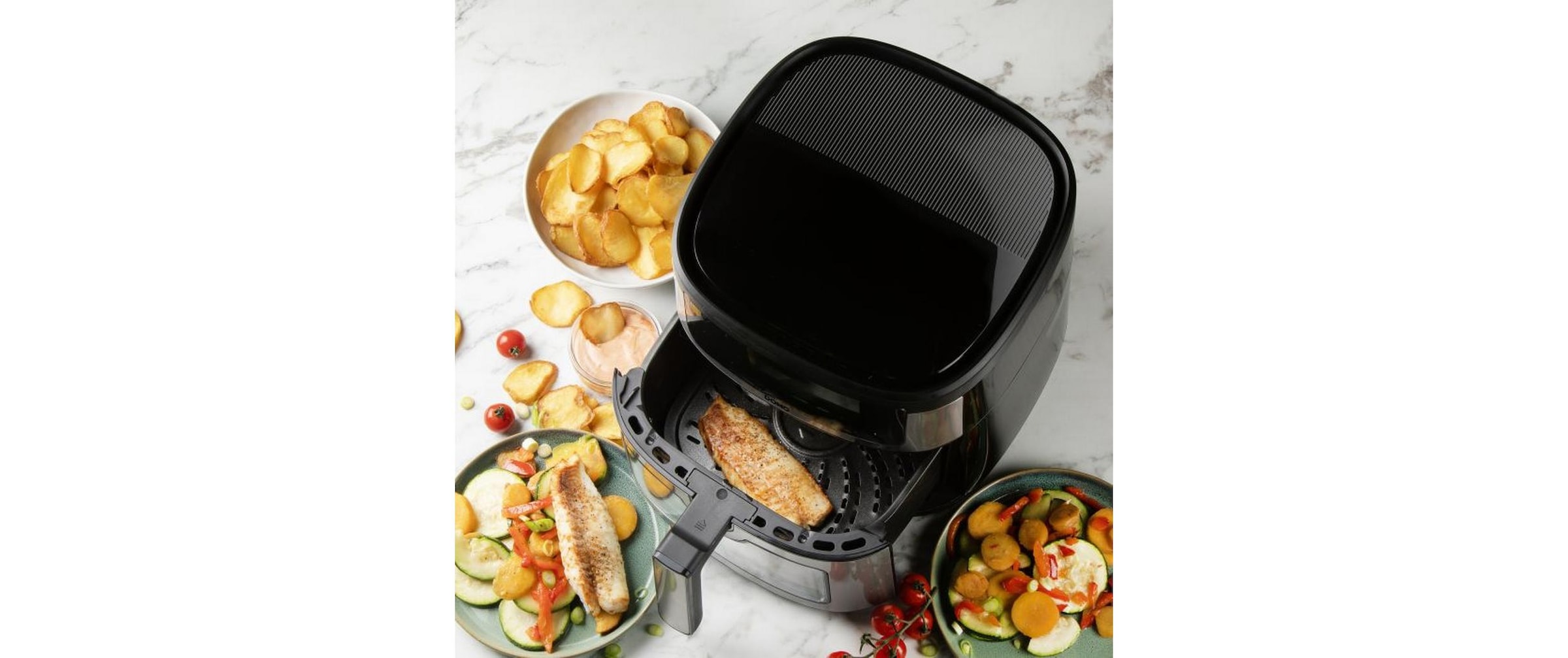 Domo Heissluftfritteuse »DO548FR 6 l« 1500 W Heissuftfritteuse mit Sichtfenster