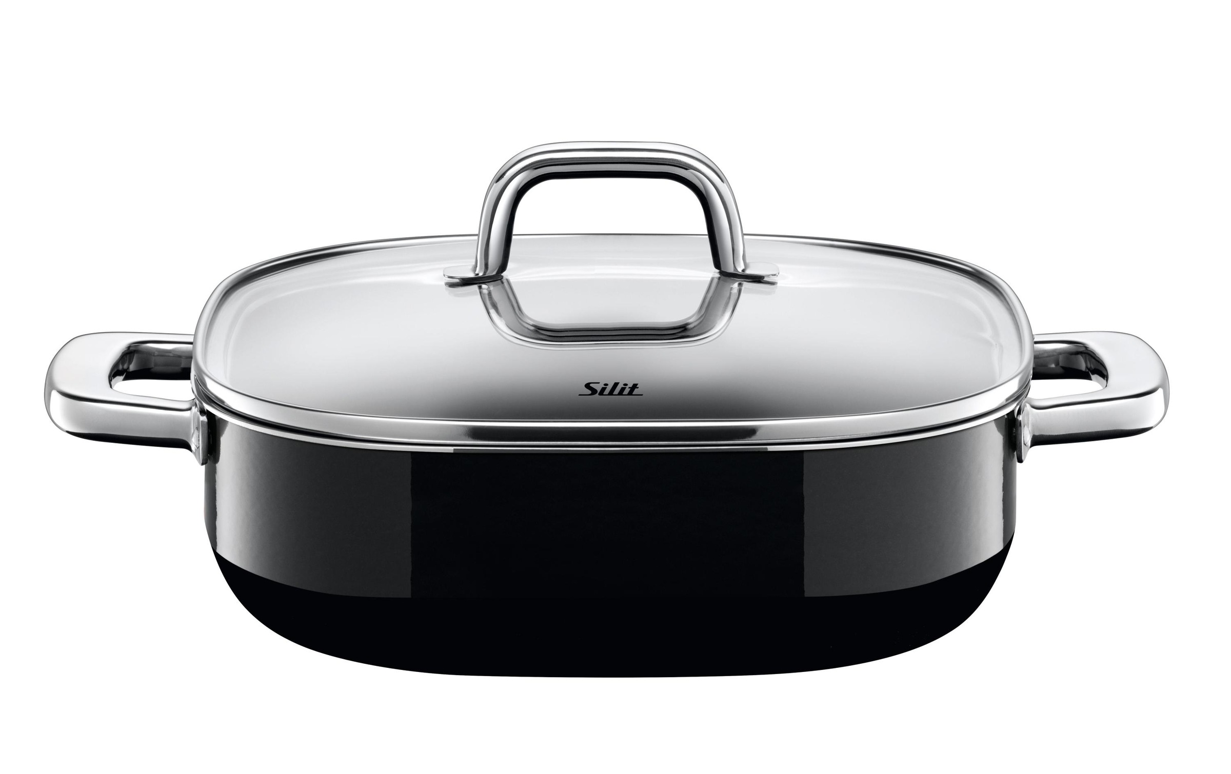 Image of Silit Schmortopf »Quadro Schwarz, 26 cm«, Edelstahl bei Ackermann Versand Schweiz