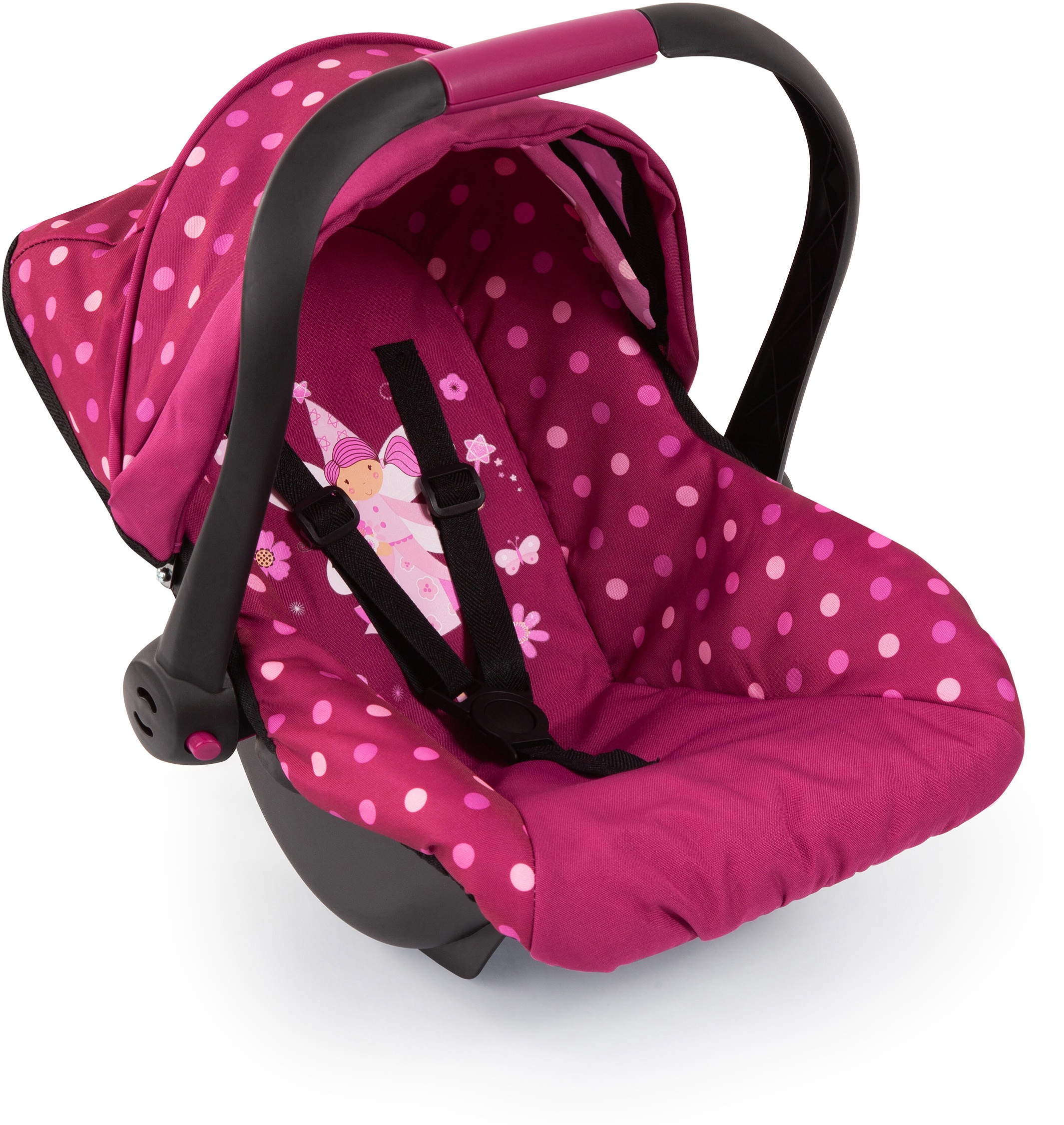 Image of Bayer Puppen Autositz, bordeaux, mit Dach bei Ackermann Versand Schweiz