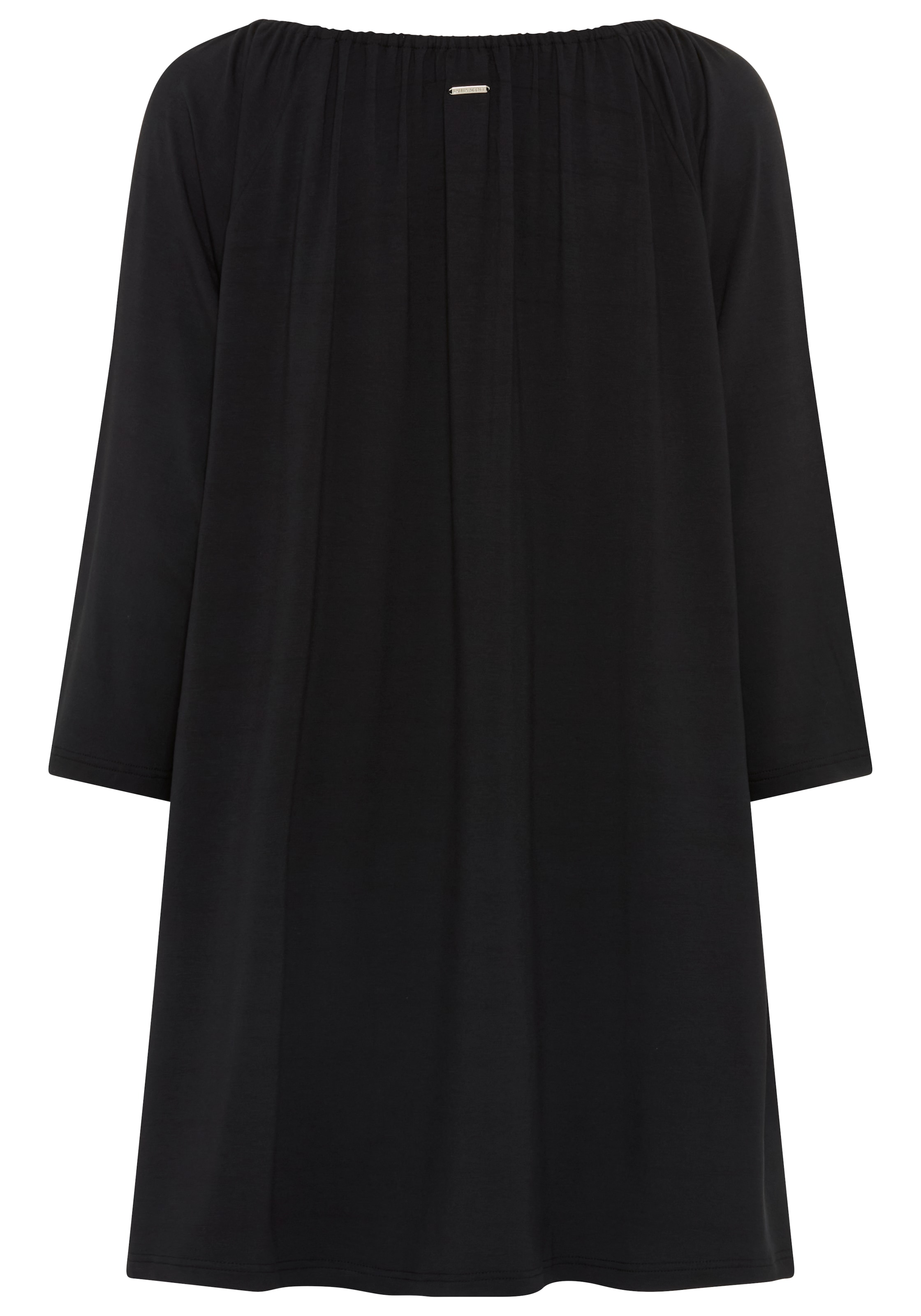 Laura Scott CURVE T-shirt long im A-Shape mit krempelbaren Ärmeln