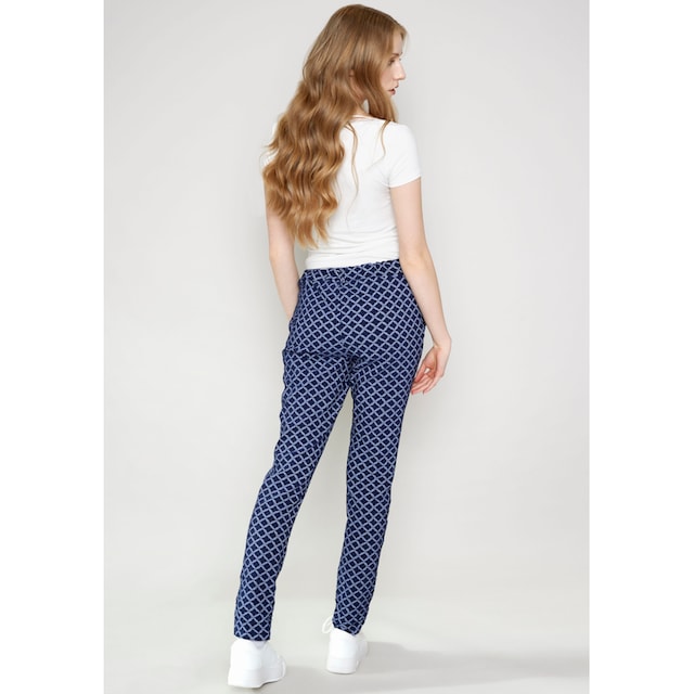 ♕ ZABAIONE Jogger Pants »Le44ticia«, (1 tlg.), mit schönem Allover-Print  versandkostenfrei auf