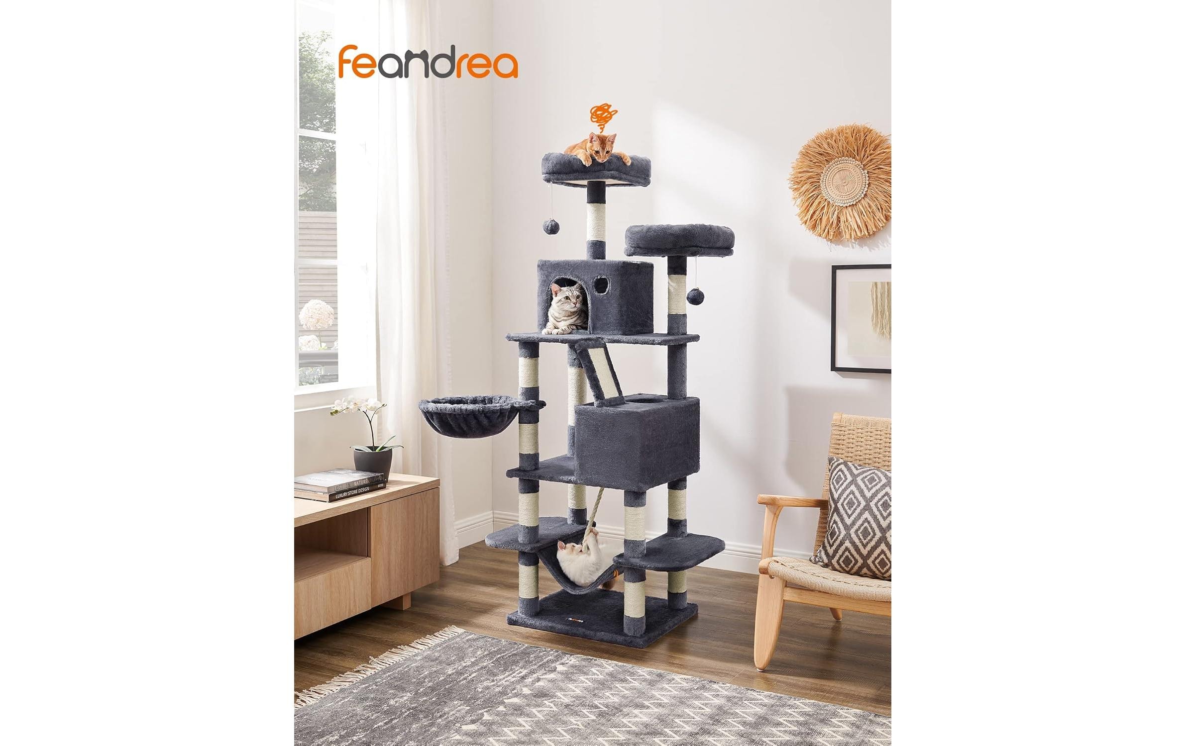 FEANDREA Kratzbaum »dunkelgrau 55 x 45 x 165 cm«, hoch