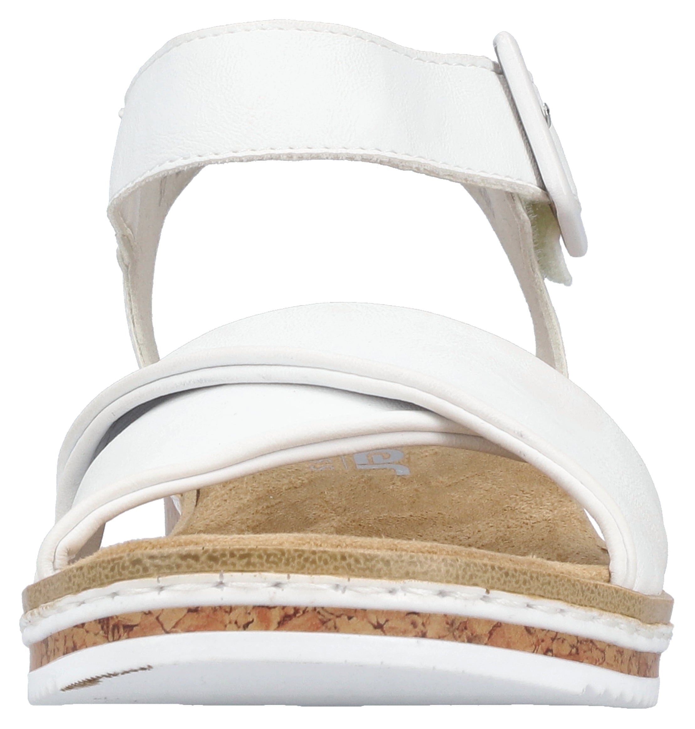 Rieker Sandales  Keilsandale, Sommerschuh, Urlaubsschuh mit Klettriemchen