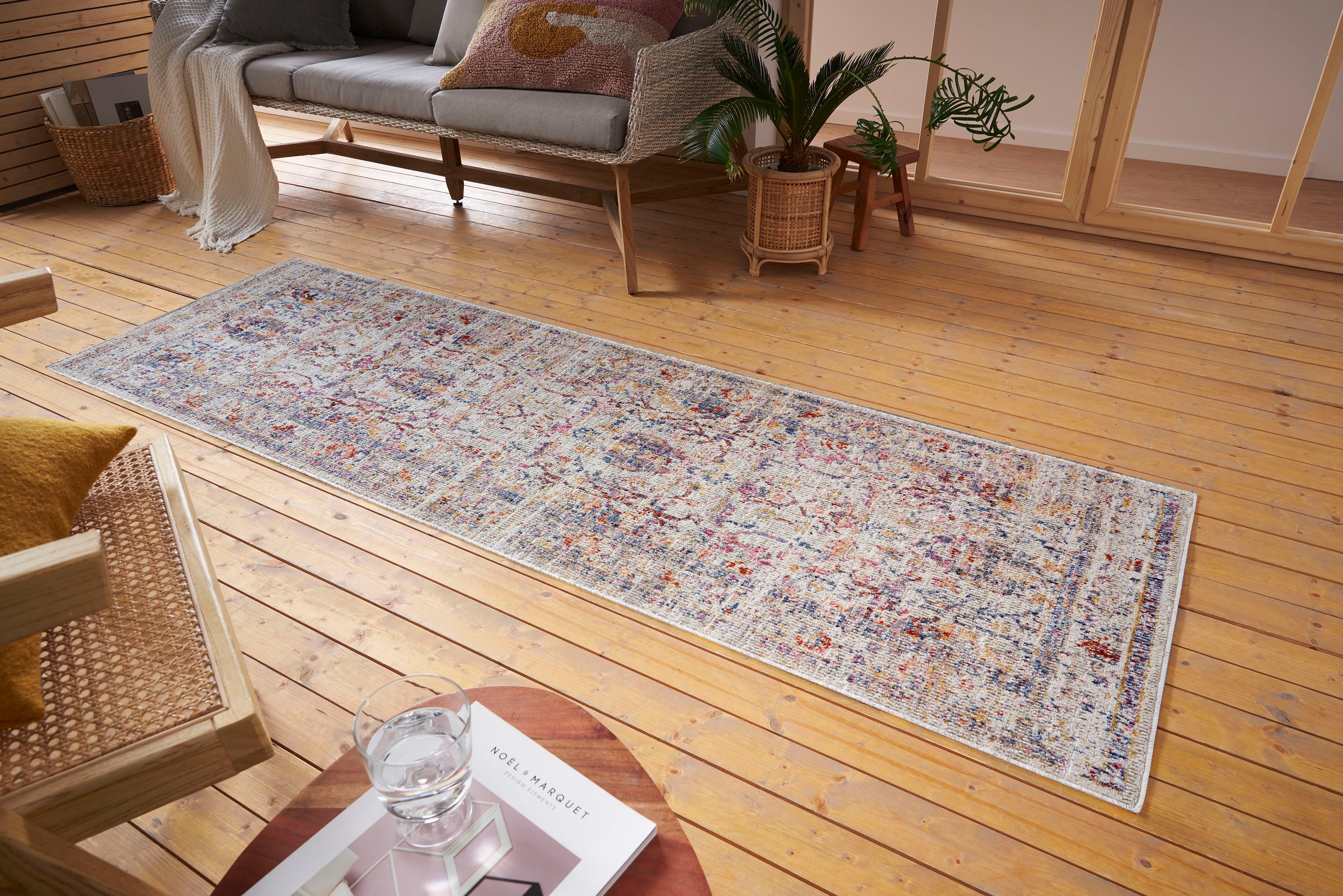 Image of HANSE Home Teppich "Luxor" rechteckig 3 mm Höhe In-& Outdoor, Läufer, wetterfest, Balkon, Wohnzimmer, Orient