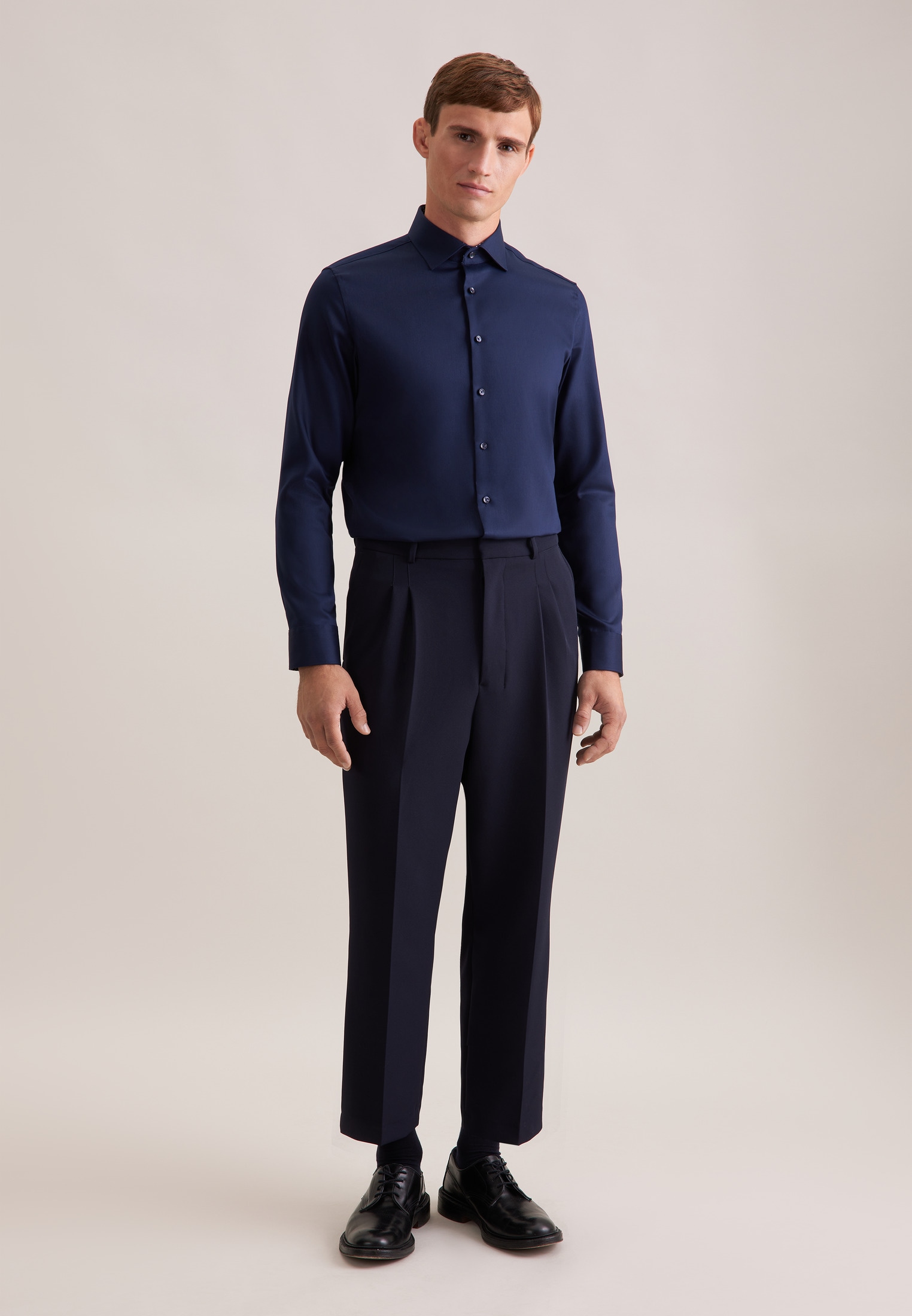 seidensticker Chemise d'affaires »Schwarze Rose«, Slim 1/1 Kentkragen Uni
