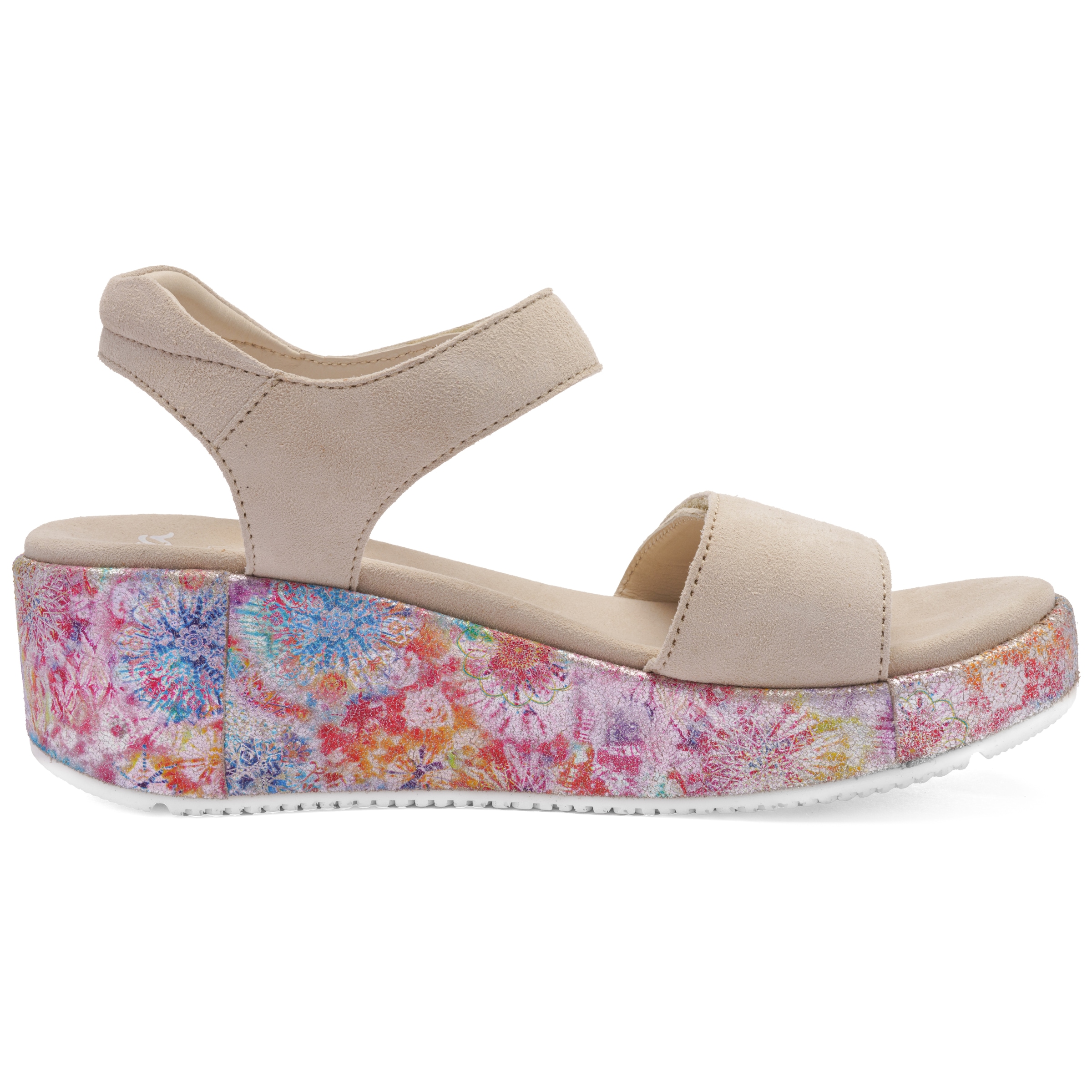 Ara Sandales compensées »RIMINI«  Sandale à brides, chaussure d'été avec fermetures velcro, largeur G
