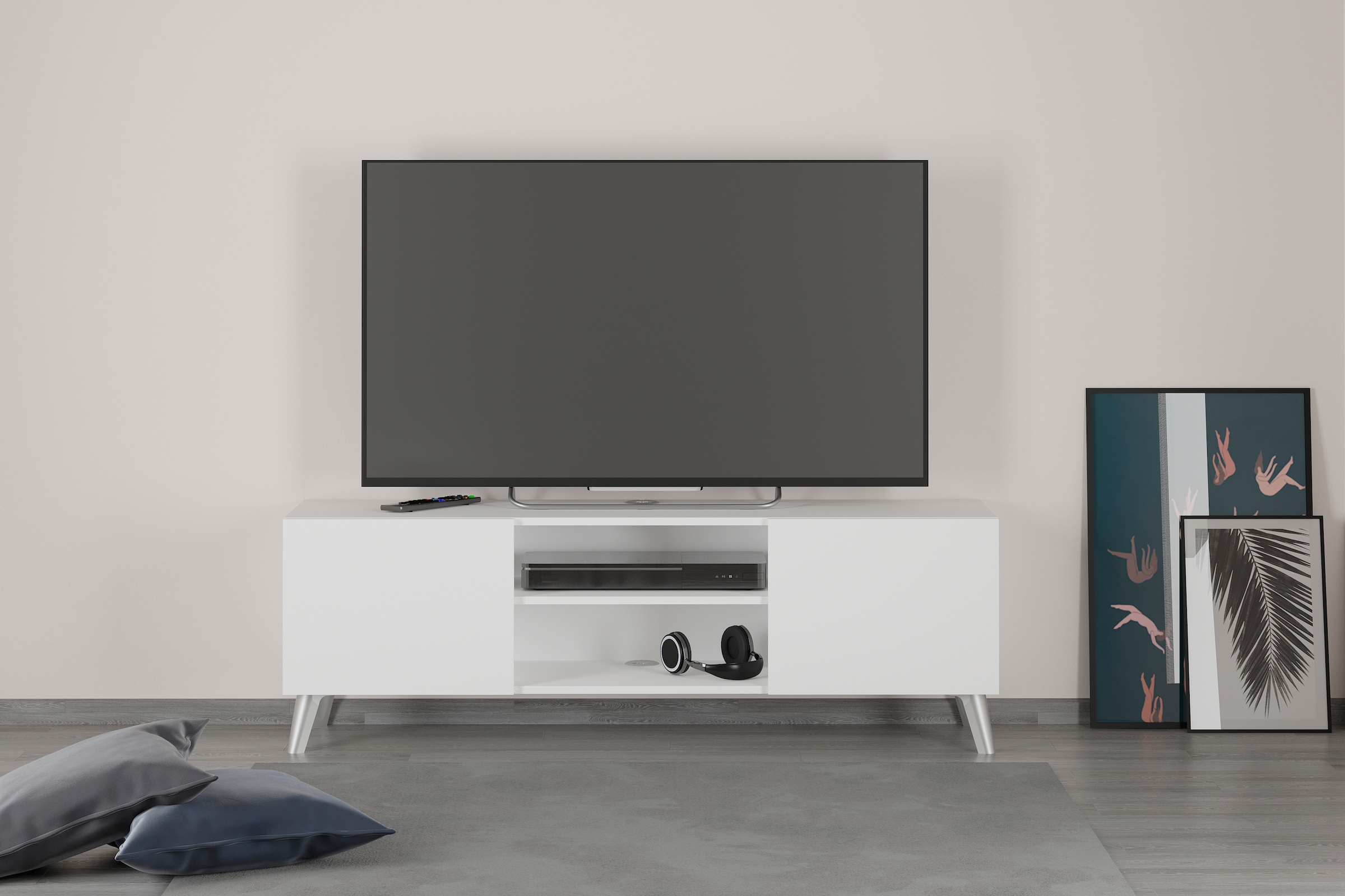 Image of FMD TV-Board "Brighton" TV-Schrank mit zwei Türen, Breite 140 cm