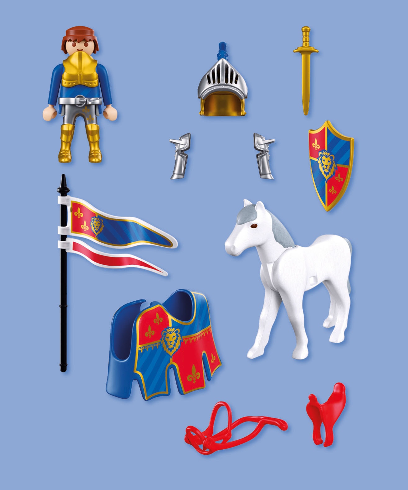 Playmobil® Jeu de construction »Anführer Löwenritter (72119), Knights« Made in Europe