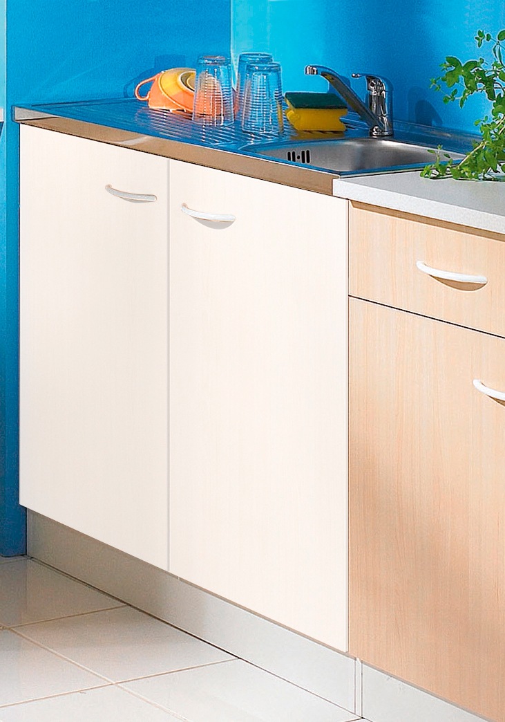 Image of OPTIFIT Spülenunterschrank »Helsinki«, Breite 100 cm, mit Ab- und Überlauf bei Ackermann Versand Schweiz