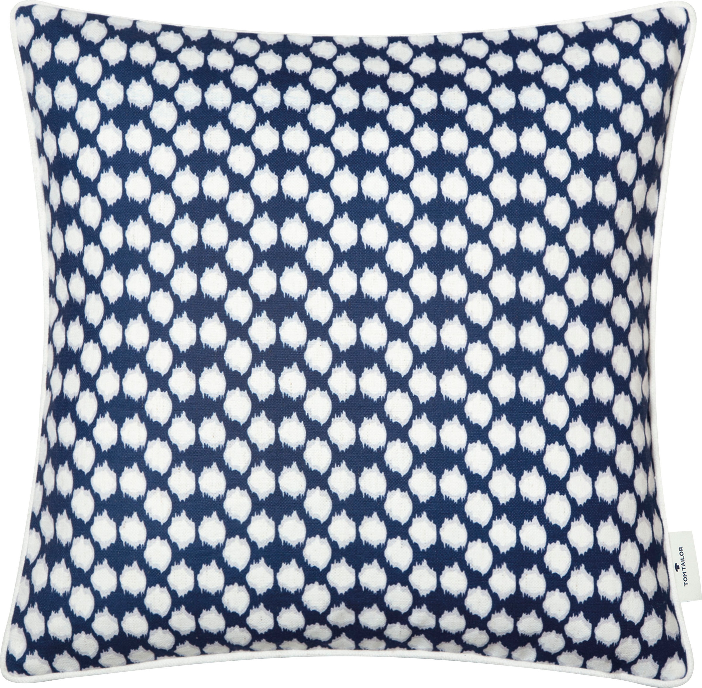 Image of TOM TAILOR Dekokissen »Spots«, (1 St.), mit weissem Rundumkeder bei Ackermann Versand Schweiz