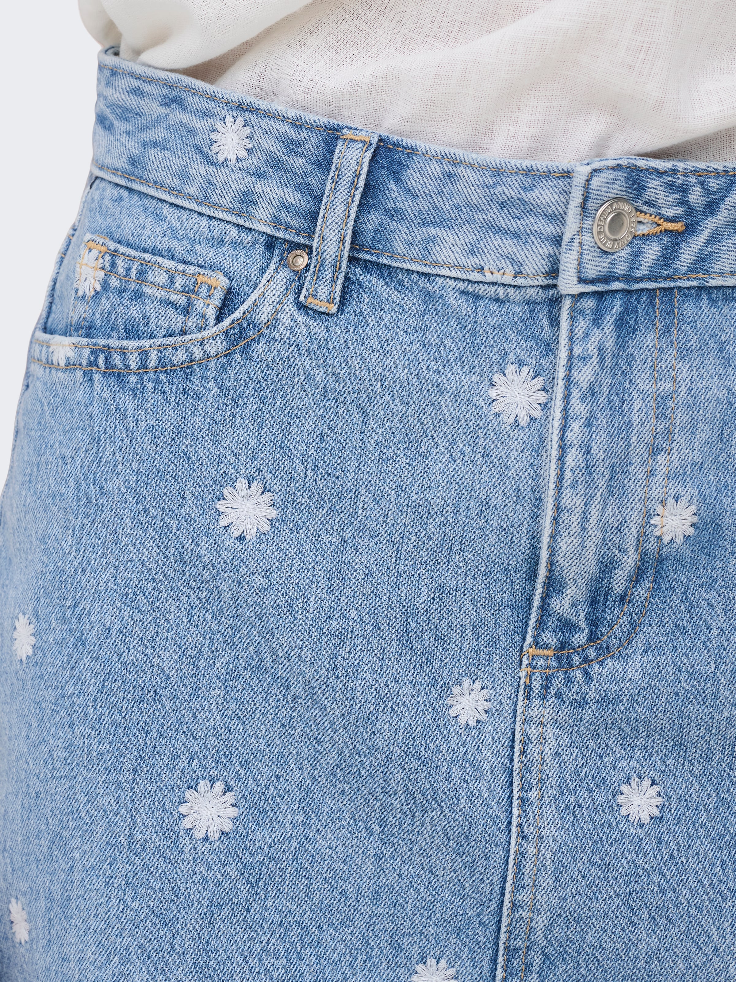 ONLY Jeansrock »ONLSTELLA DAISY SHORT SKIRT DNM AZG«