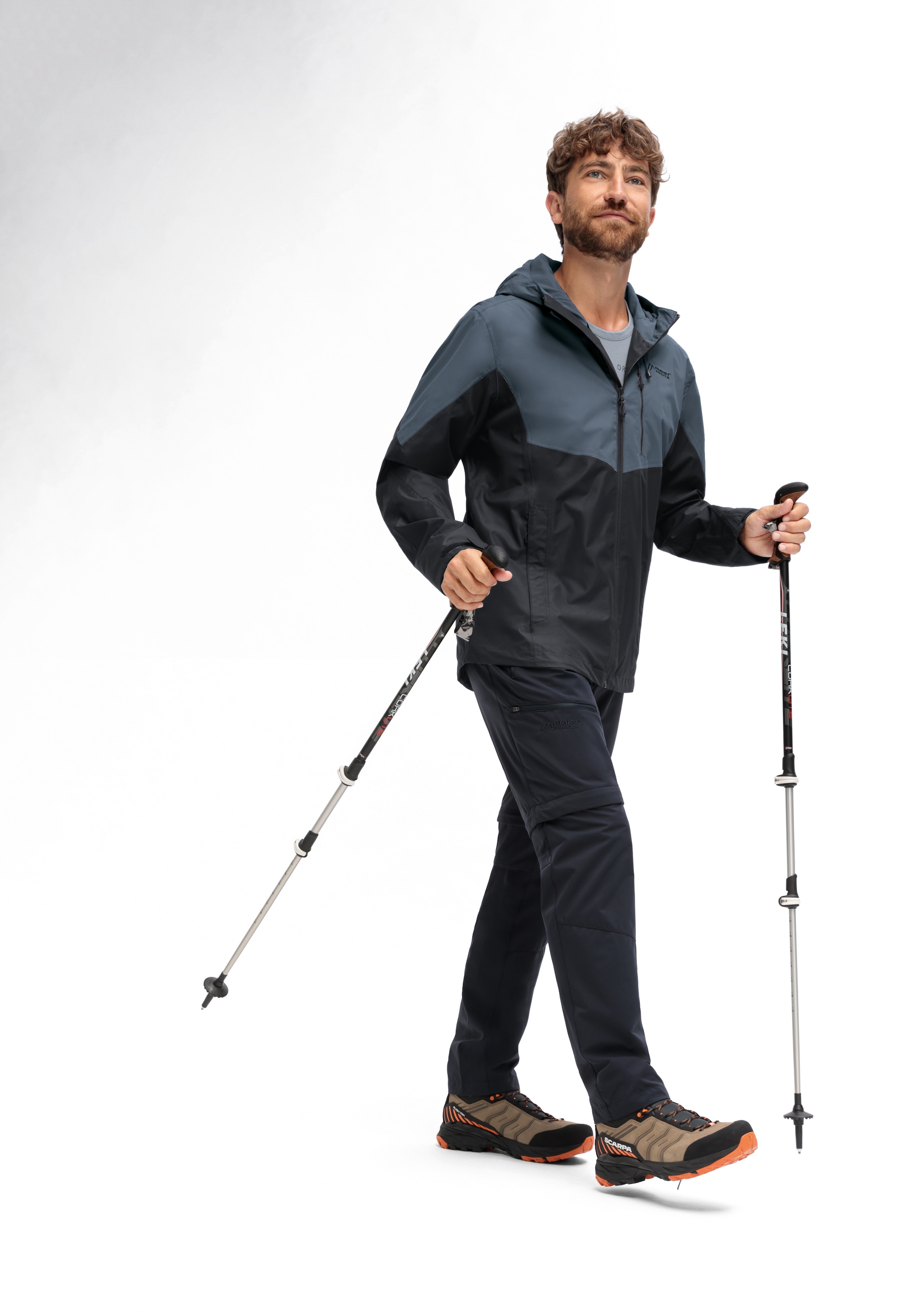 Maier Sports Outdoorjacke »Schlufterkopf M«, Herren Jacke wasserdicht, Funktionsjacke 3 Taschen aussen + Innentasche