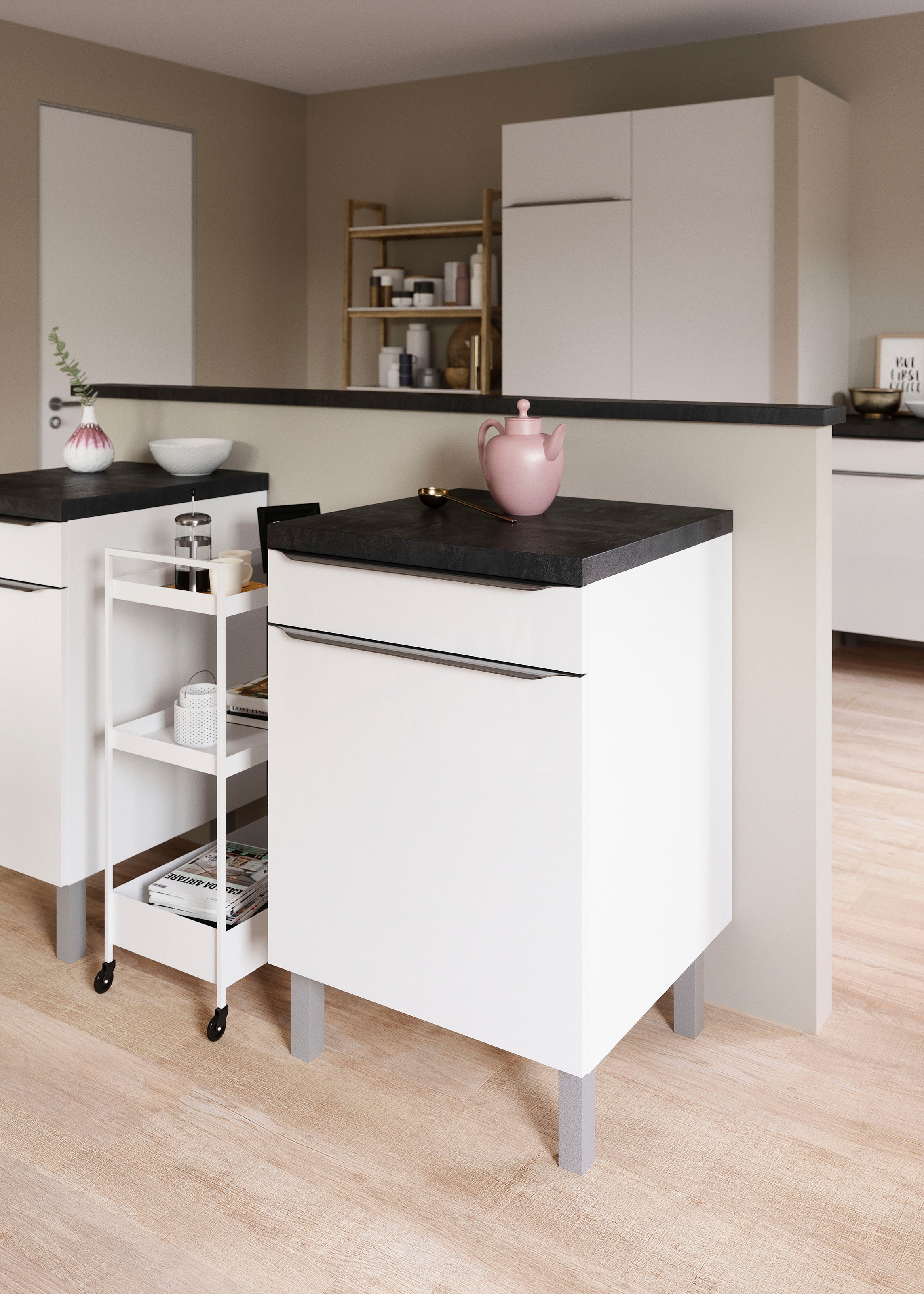 OPTIFIT Armoire basse »Lilly2« Breite 60 cm, 1 Tür, 1 Einlegeboden