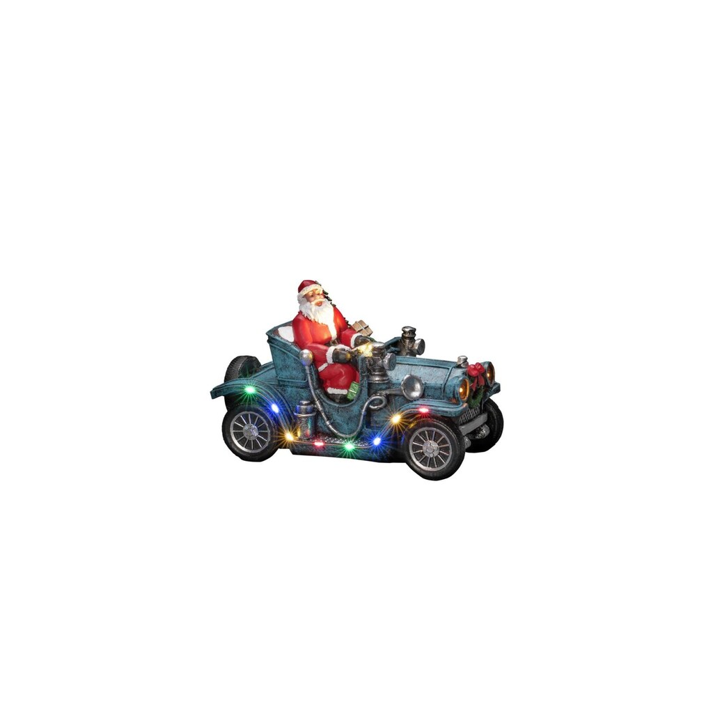 KONSTSMIDE Weihnachtsfigur »Weihnachtsmann/Auto Innen«