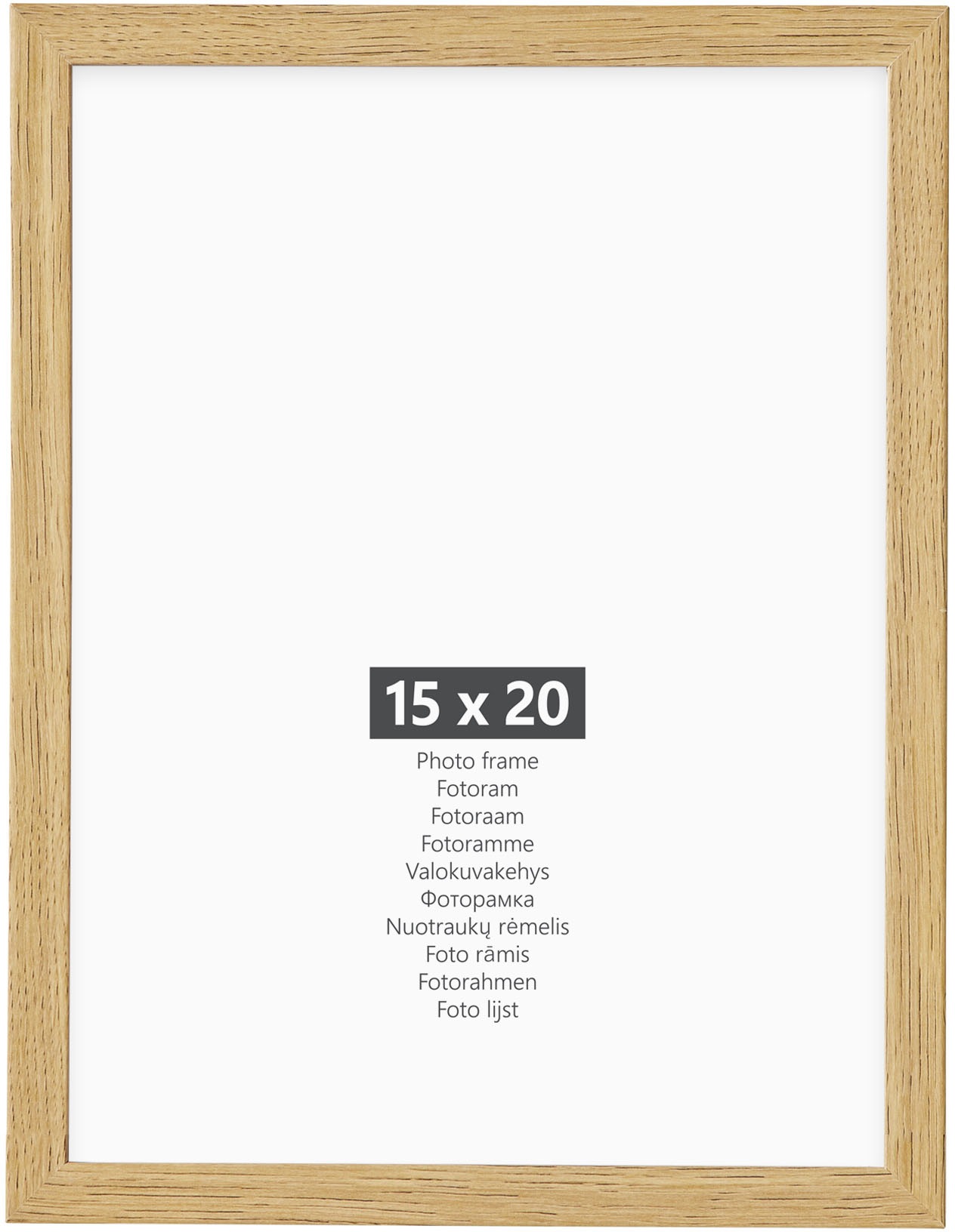 andas Bilderrahmen-Set »Bilderrahmen 10er«, (Set, 10 St., 2x 21x30 (DIN A4) + 4x 15x20 (DIN A5) + 2x 10x15 + 2x 13x18 cm)