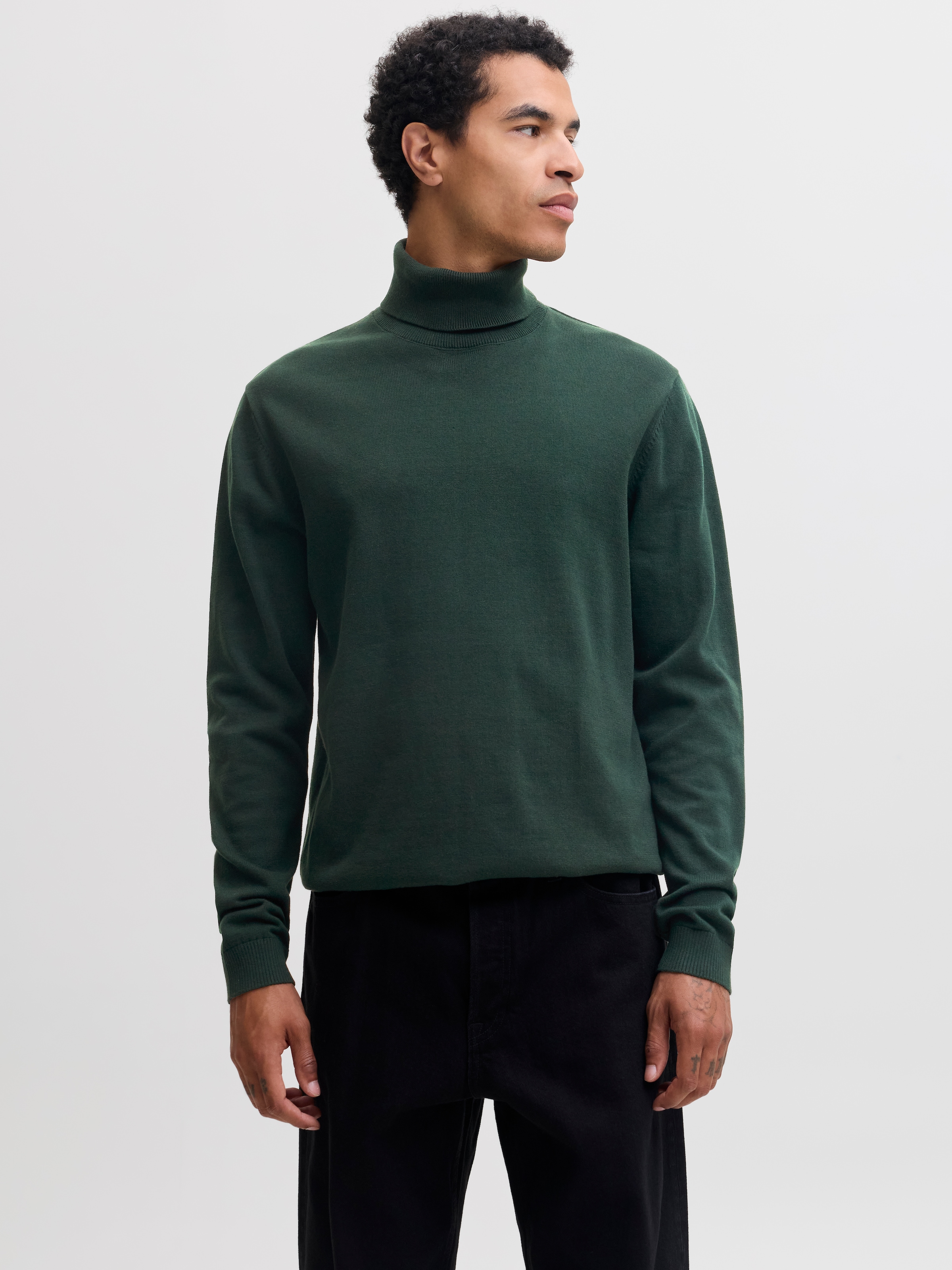 Jack & Jones Rollkragenpullover »JJEBASIC mit hohem Tragekomfort« Baumwolle, regular fit