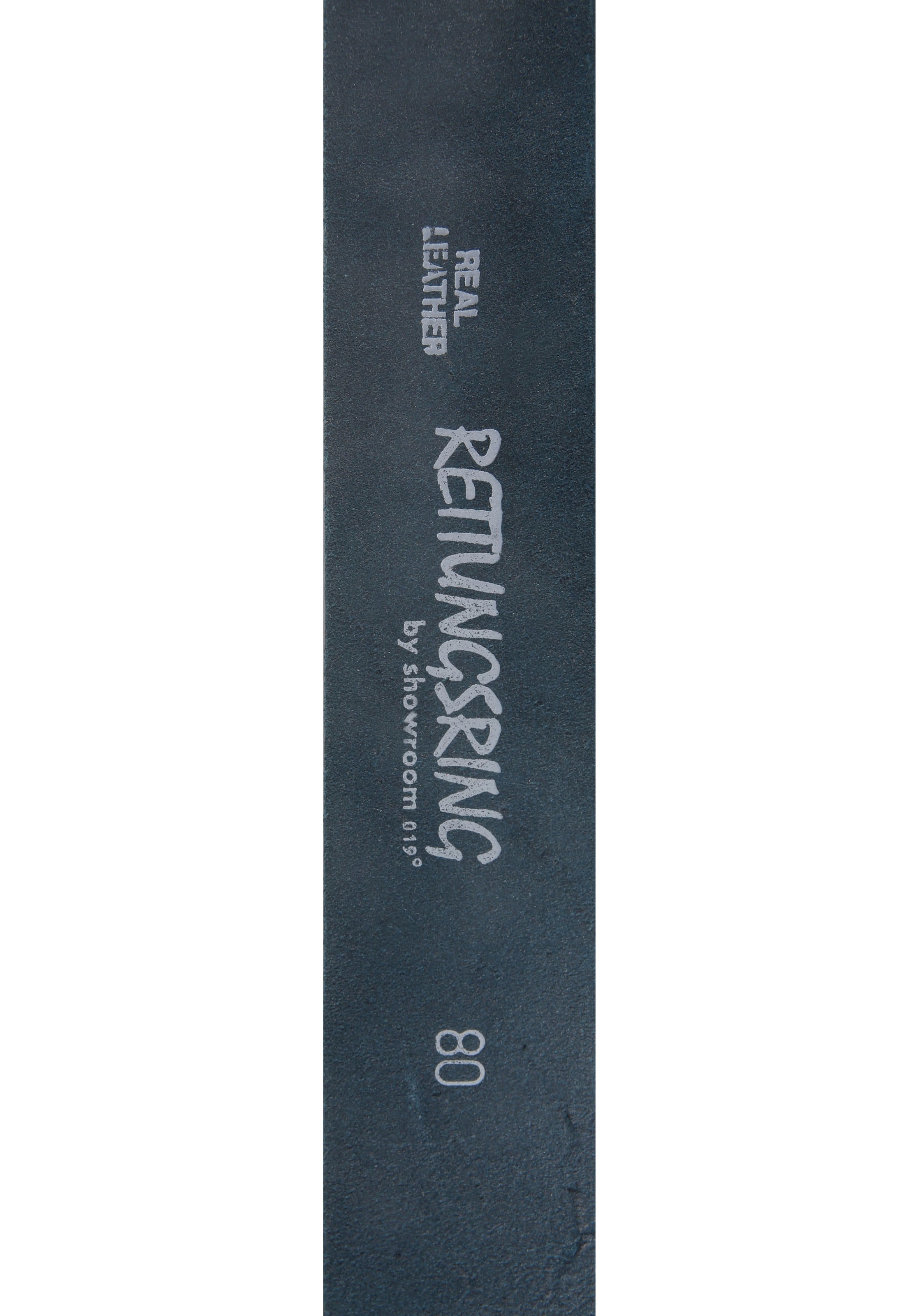 RETTUNGSRING by showroom 019° Ledergürtel, mit austauschbarer Schliesse »Oval Matt Gehämmert«