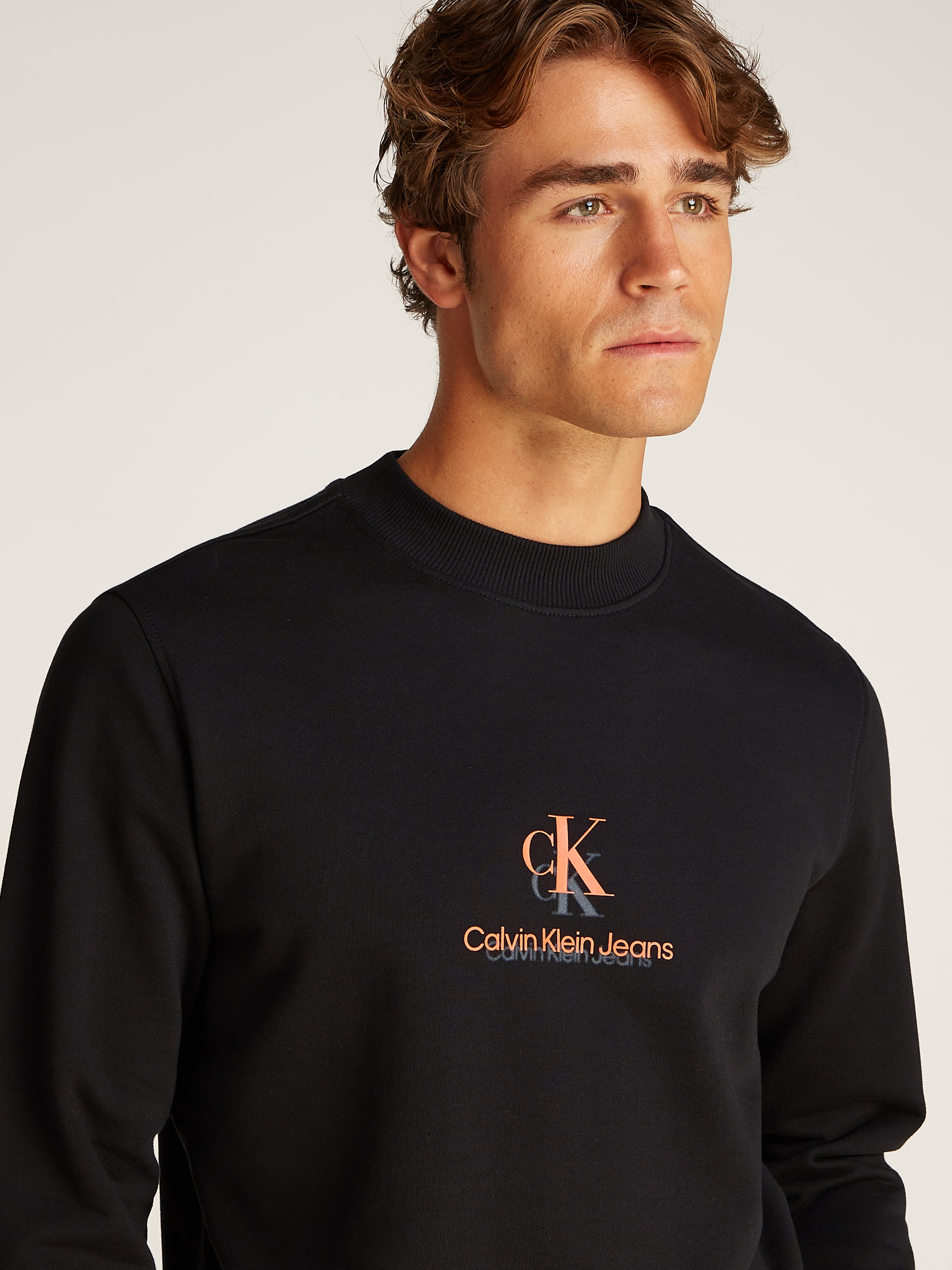 Calvin Klein Jeans Sweatshirt »SHADOW LOGO CREW NECK«, mit Logodruck