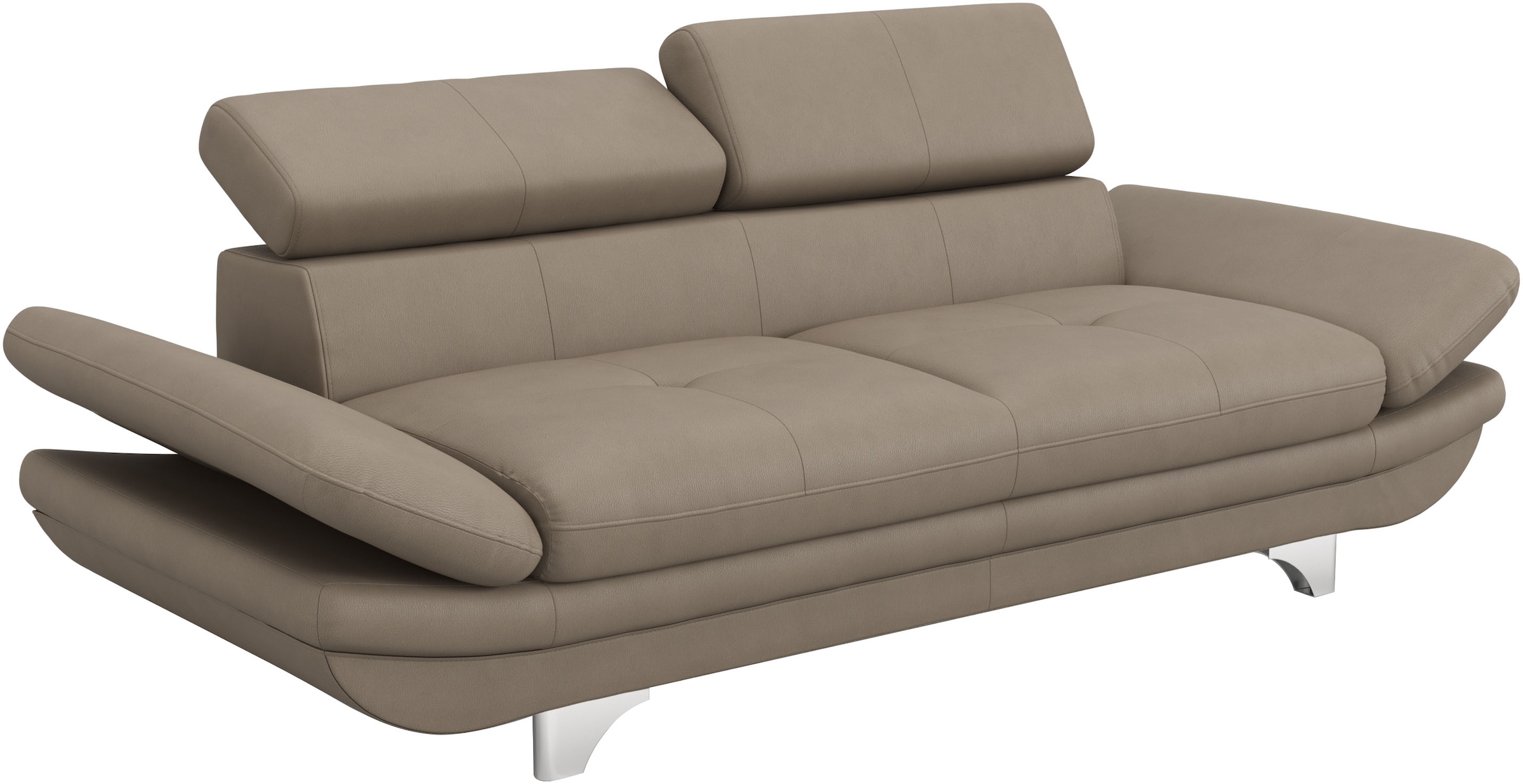 COTTA 3-Sitzer »Enterprise«, Big-Sofa, mit Armteilverstellung & Kopfteilverstellung