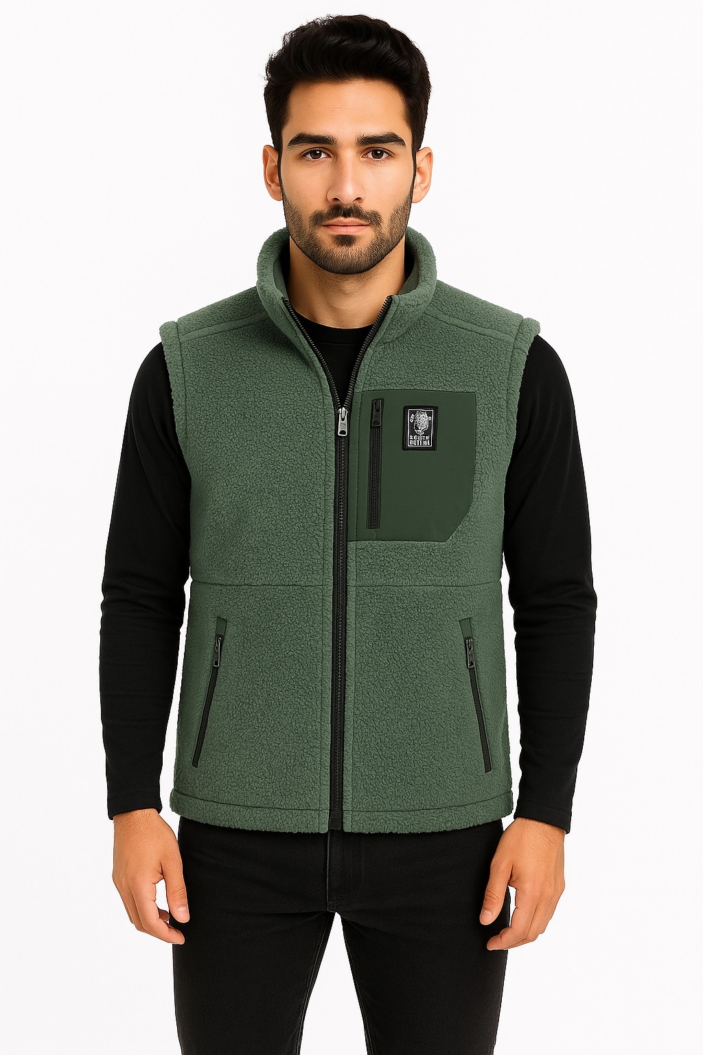 LPO Gilet polaire »Ravin« mit Langhaarfleece