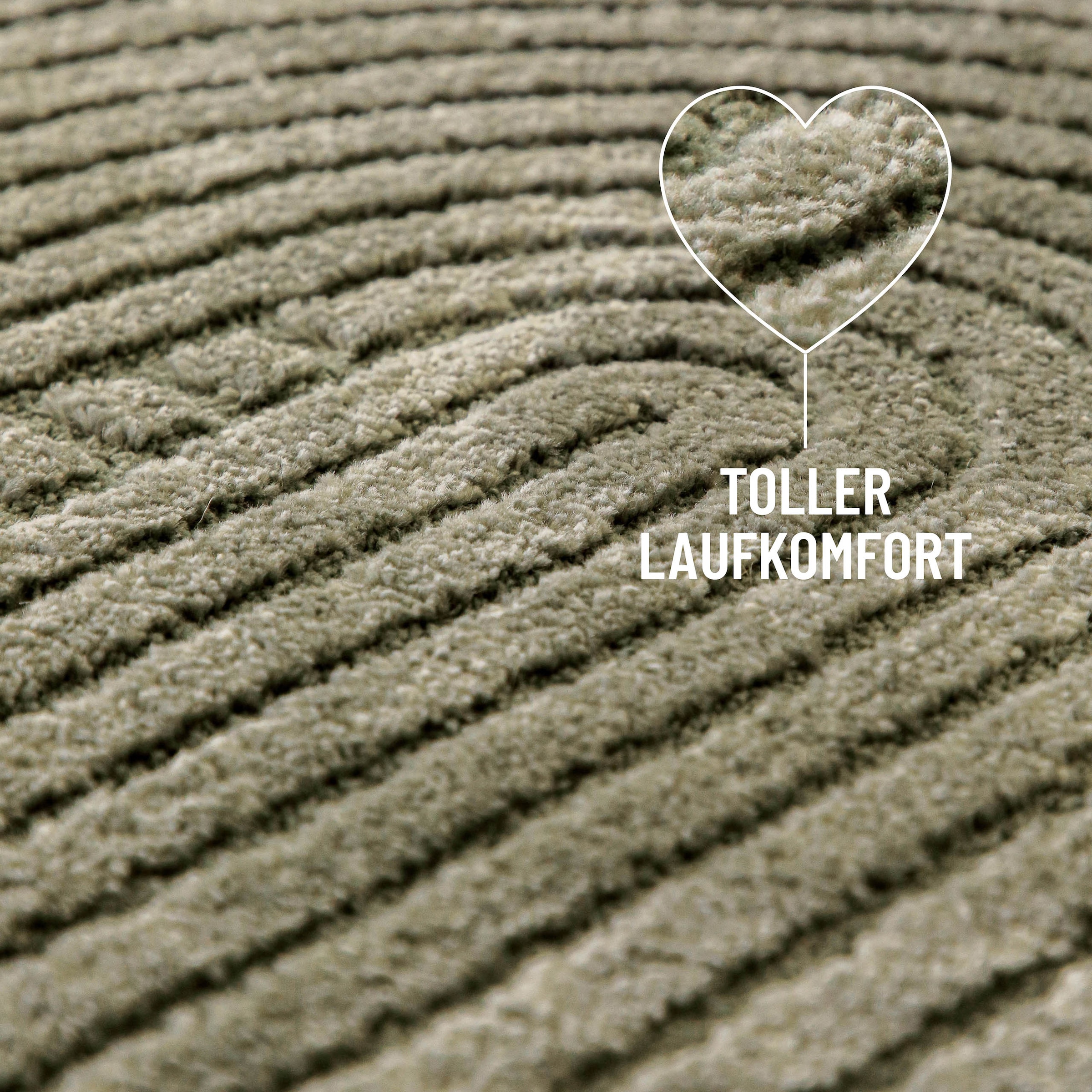 Wecon home Tapis »Bolen« Rectangulaire 14 mm Höhe Gewebter Teppich, Kurzflor, 3D Design, pflegeleicht, Wohnzimmer