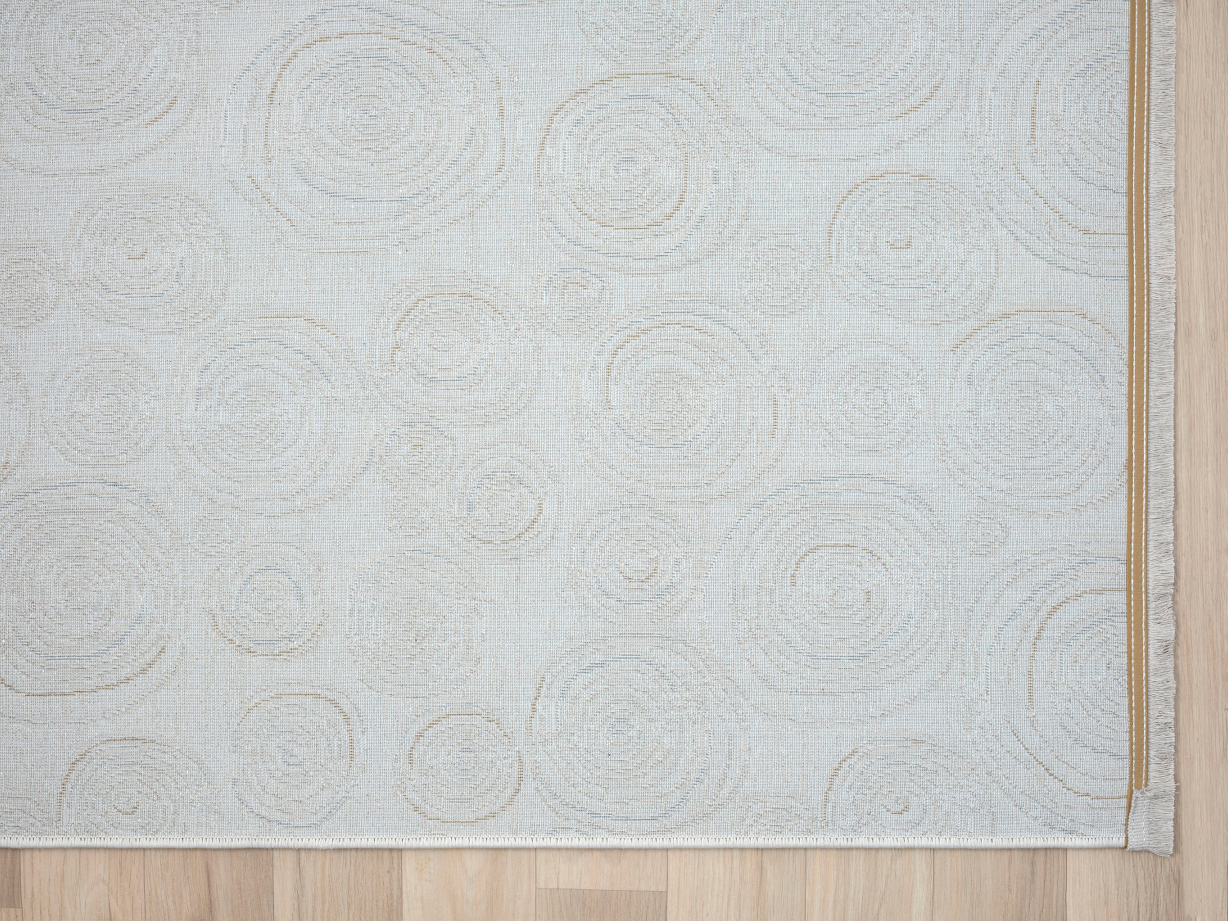 Myflair Möbel & Accessoires Teppich »My Style, LAGERRÄUMUNG!« rechteckig 10 mm Höhe Kurzflor, Scandi-Design, besonders weich durch Microfaser, mit Fransen