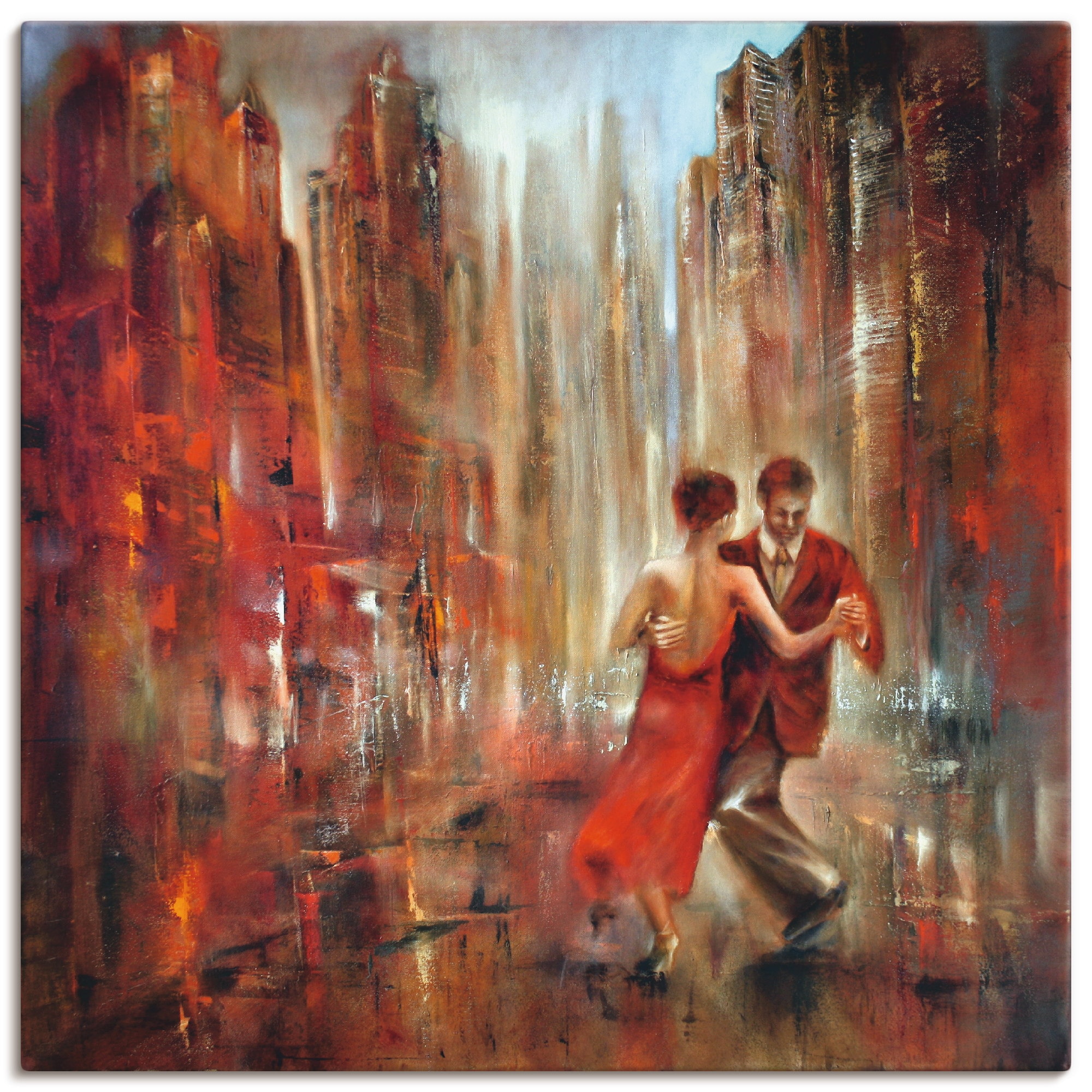 Image of Artland Leinwandbild "Tango" Sport 1 Stk. tlg. auf Holzrahmen gespannt