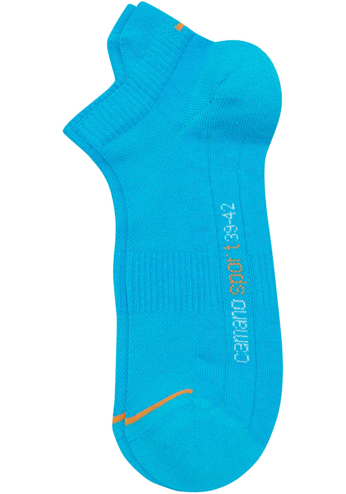 Camano Sneakersocken »function«, (4 Paar), mit Micro-Plüsch an Ferse und Zehen