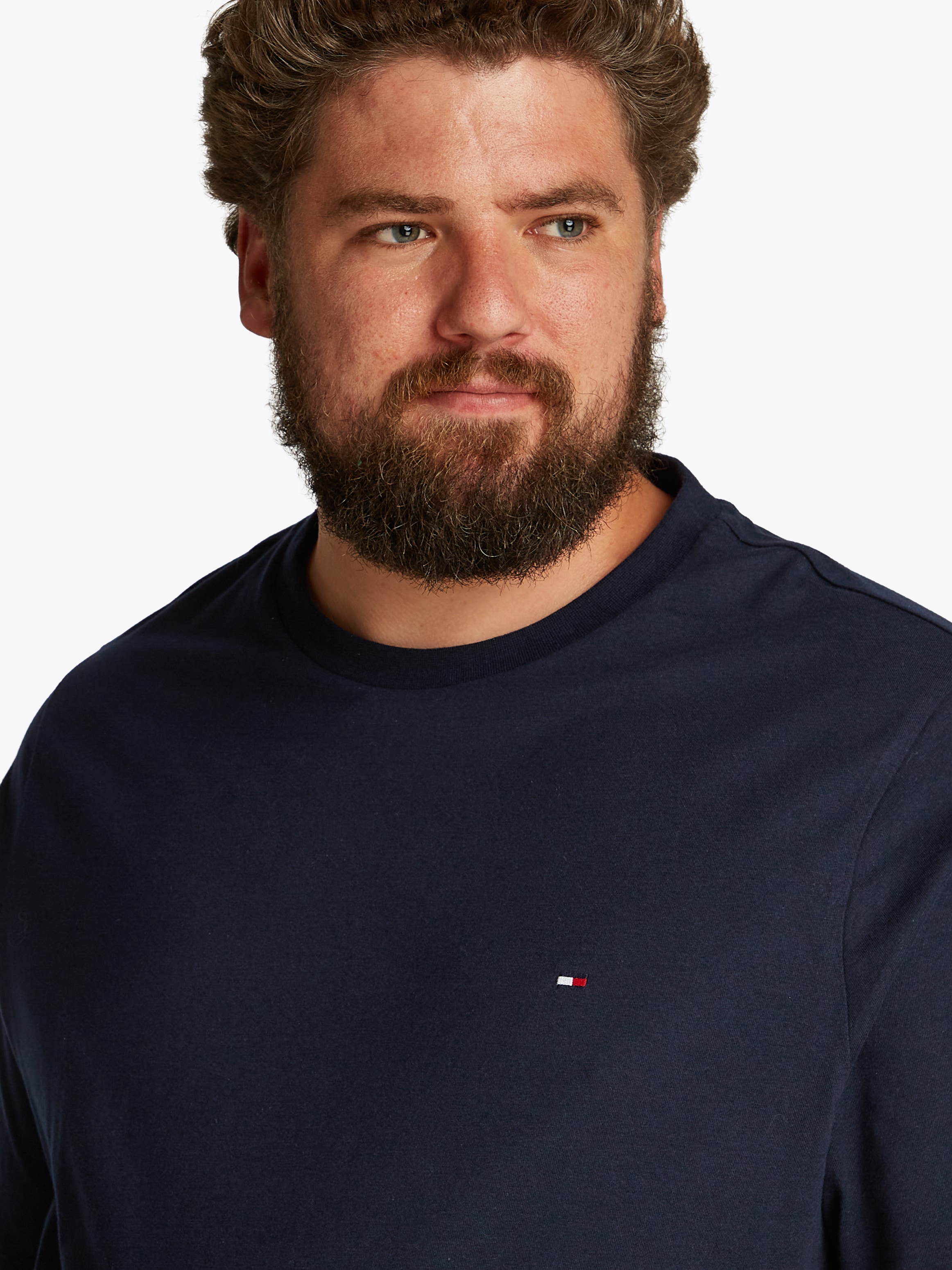 Tommy Hilfiger Big & Tall T-Shirt »BT-ESSENTIAL REG FIT SOLID TEE-B«, Grosse Grössen