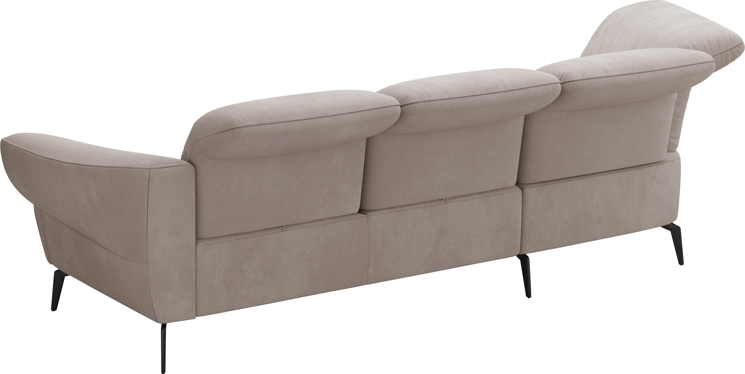 sit&more Ecksofa »Dance, L-Form, inkl. Sitztiefenverstellung«, inkl. Click&Seat, optional mit Kopfteilverstellung